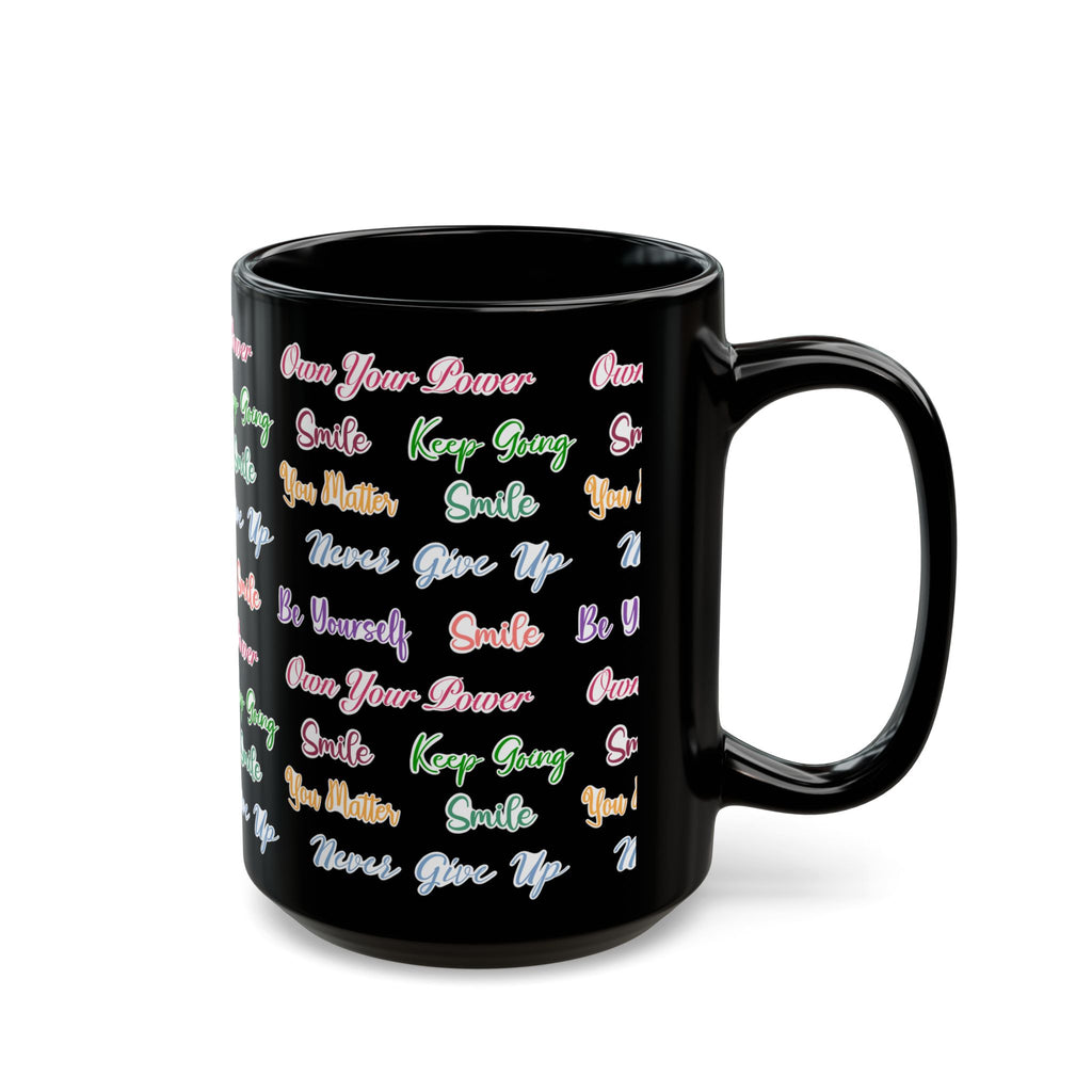 Black Mug (11oz, 15oz) - Inspo Words