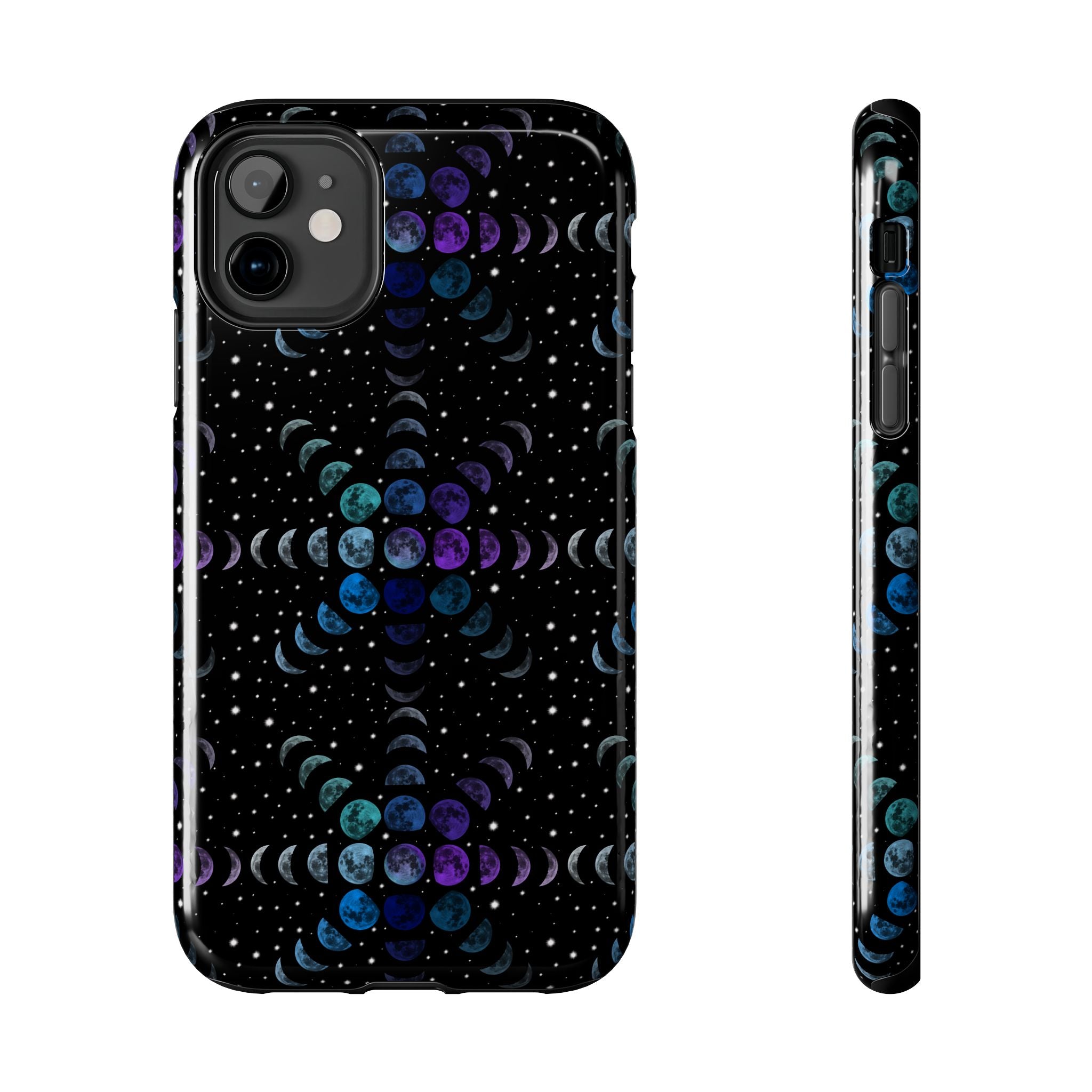 Tough Phone Cases - Multi-Colored Lunar Cycle