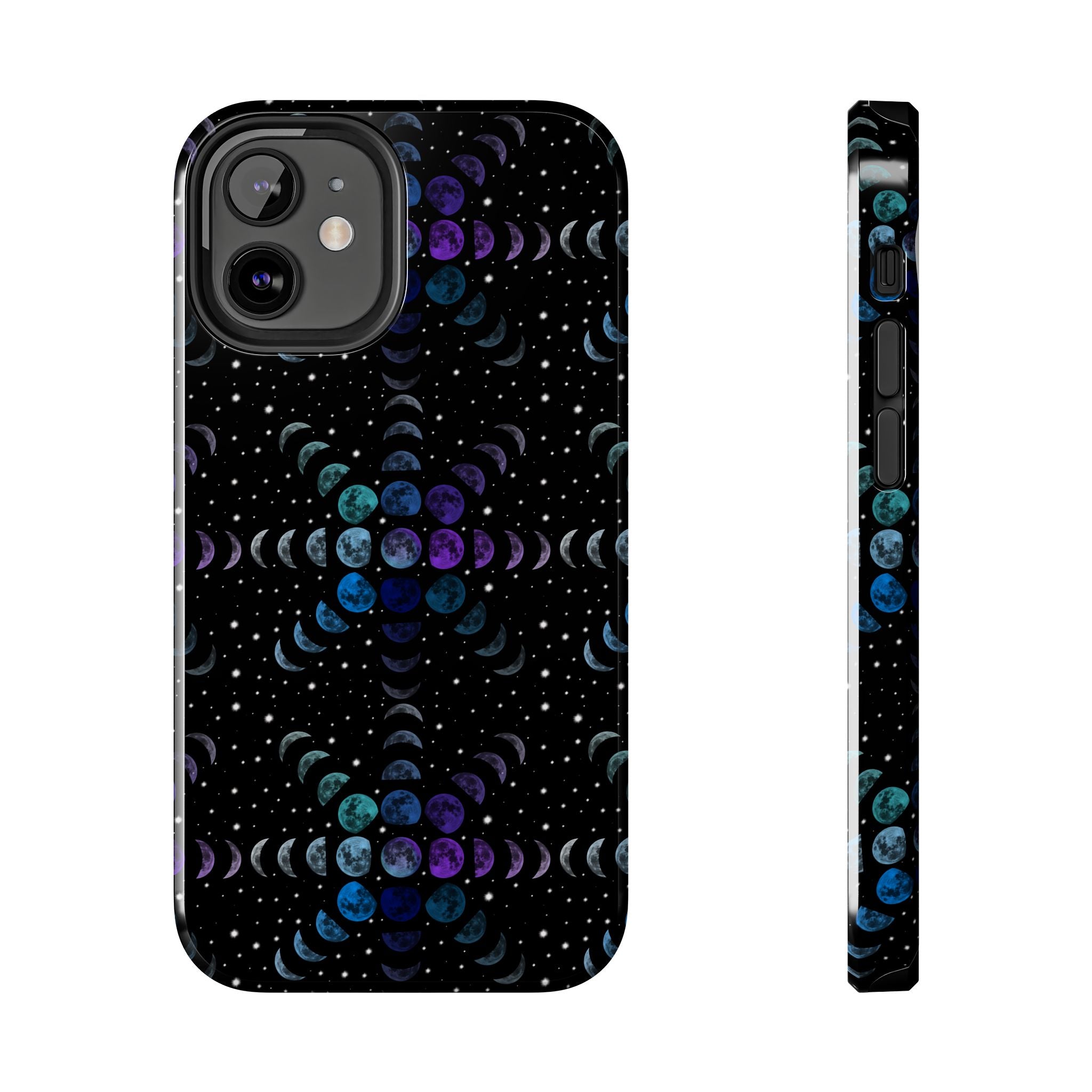 Tough Phone Cases - Multi-Colored Lunar Cycle