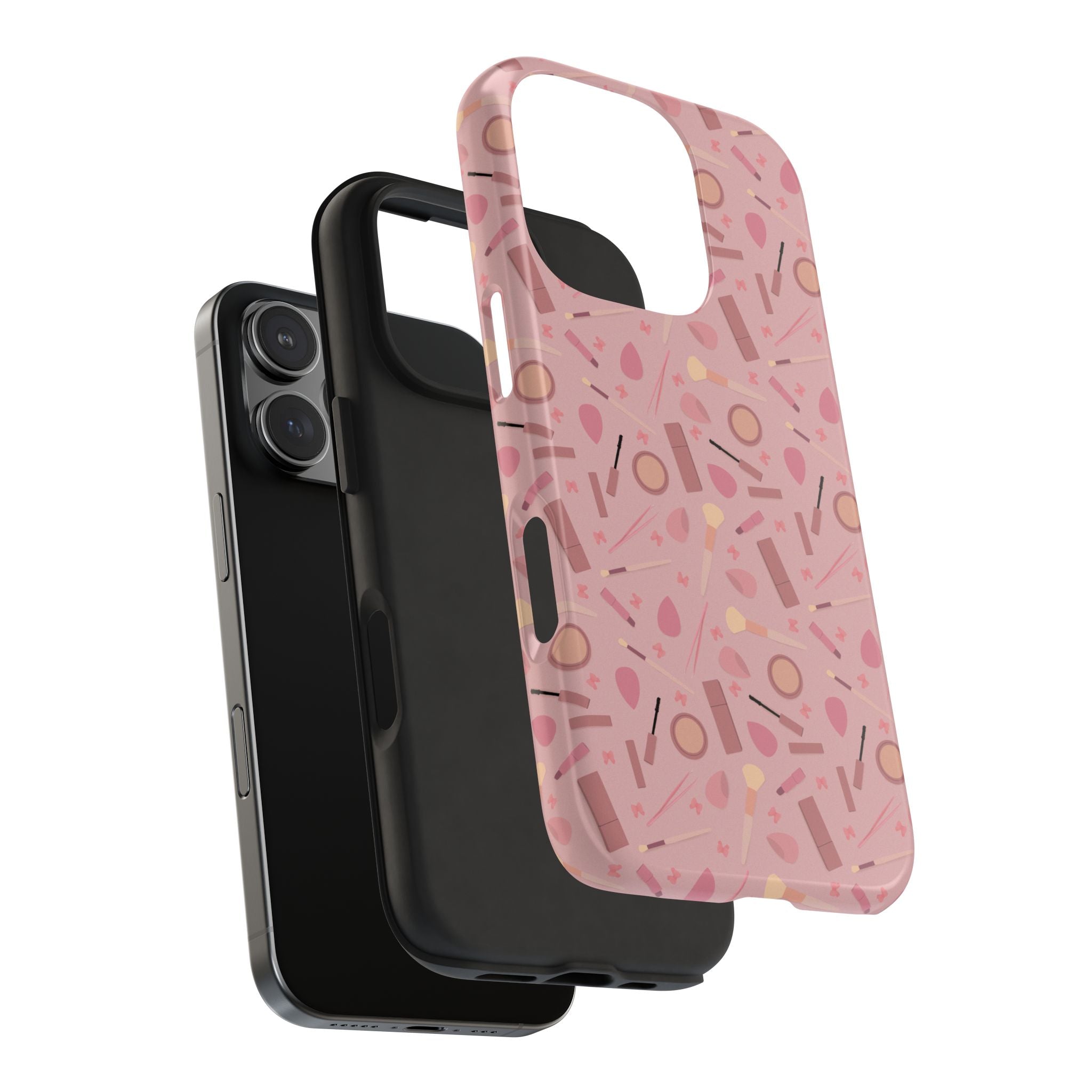Phone Case - Pink Aesthetic Makeup Design