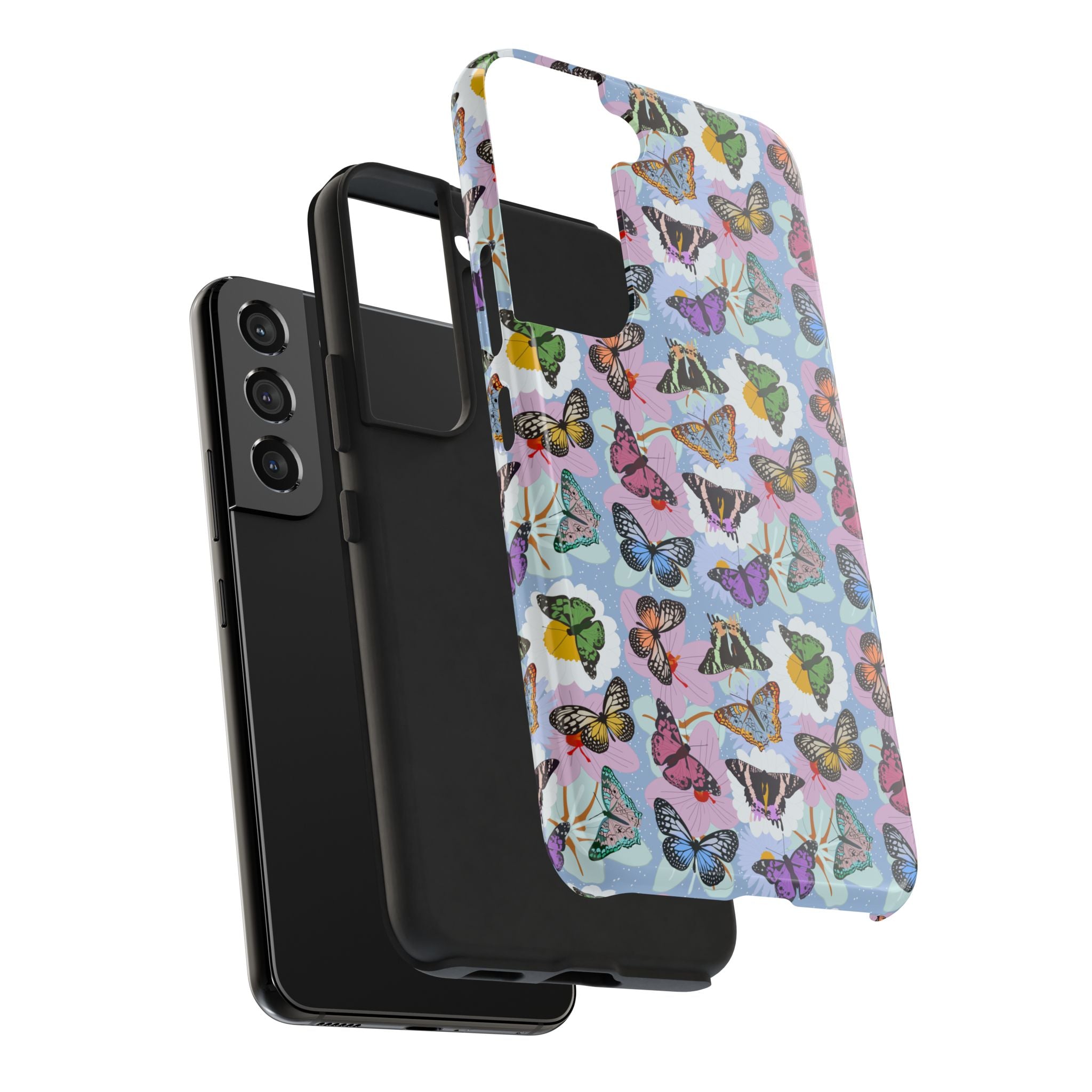 Tough Phone Cases - Butterflies and Flowers