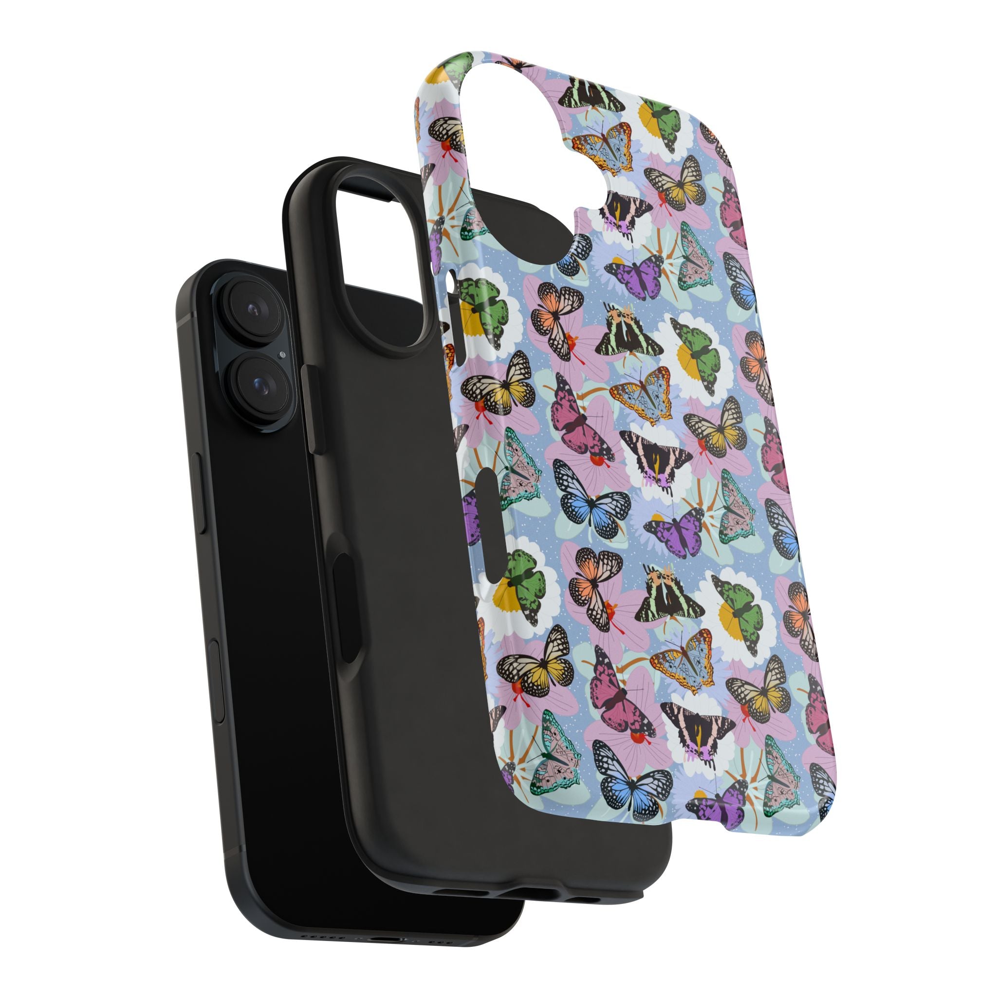 Tough Phone Cases - Butterflies and Flowers