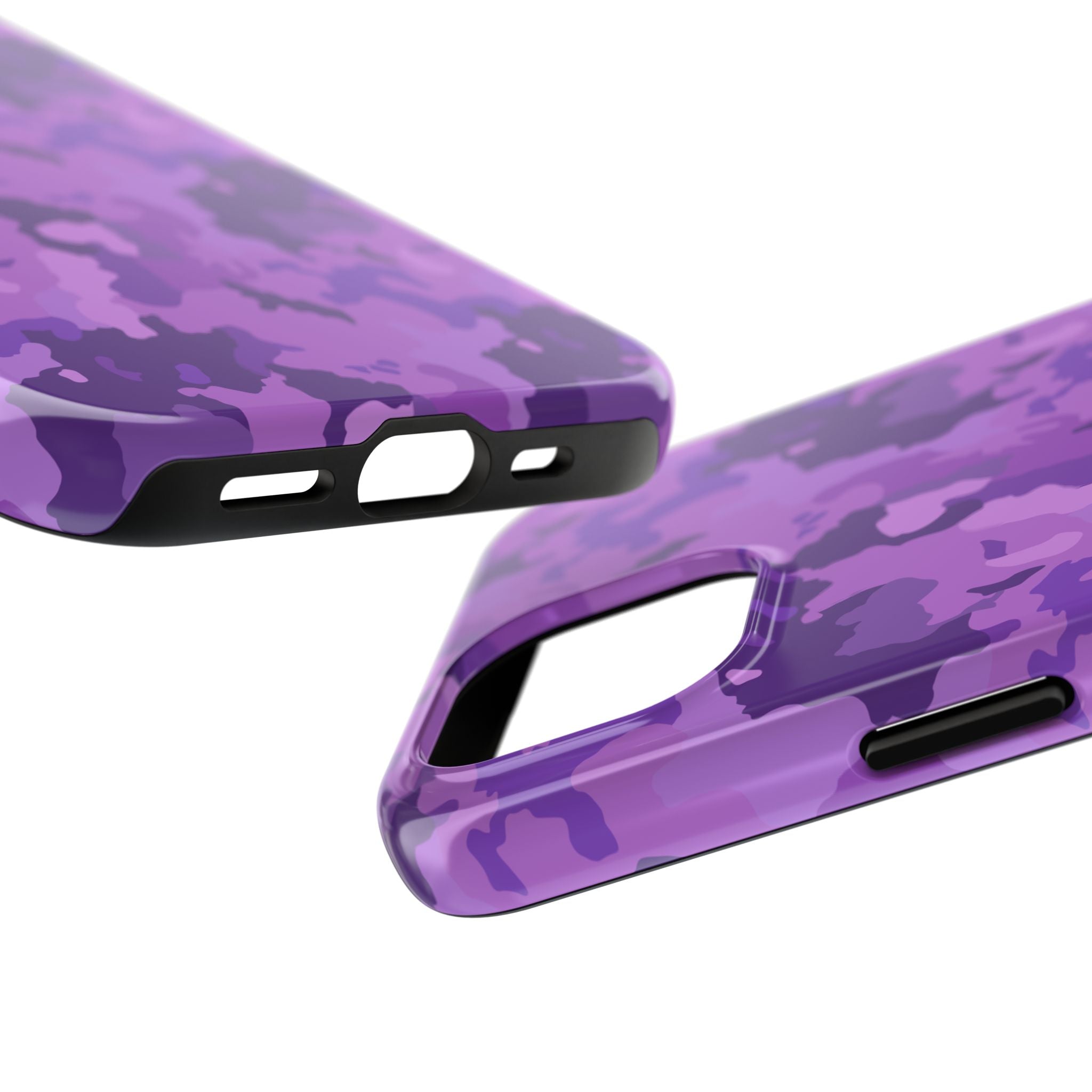 Tough Phone Cases - Purple Camo