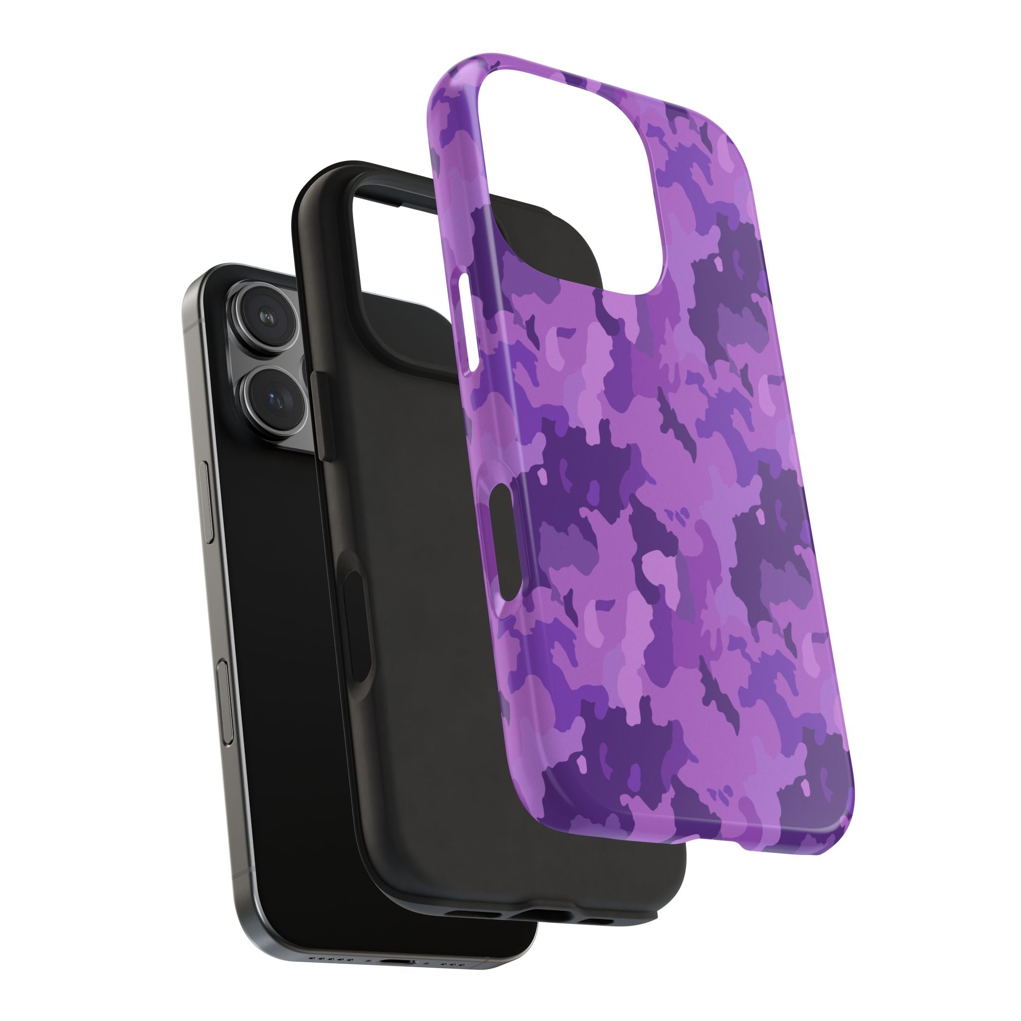 Tough Phone Cases - Purple Camo