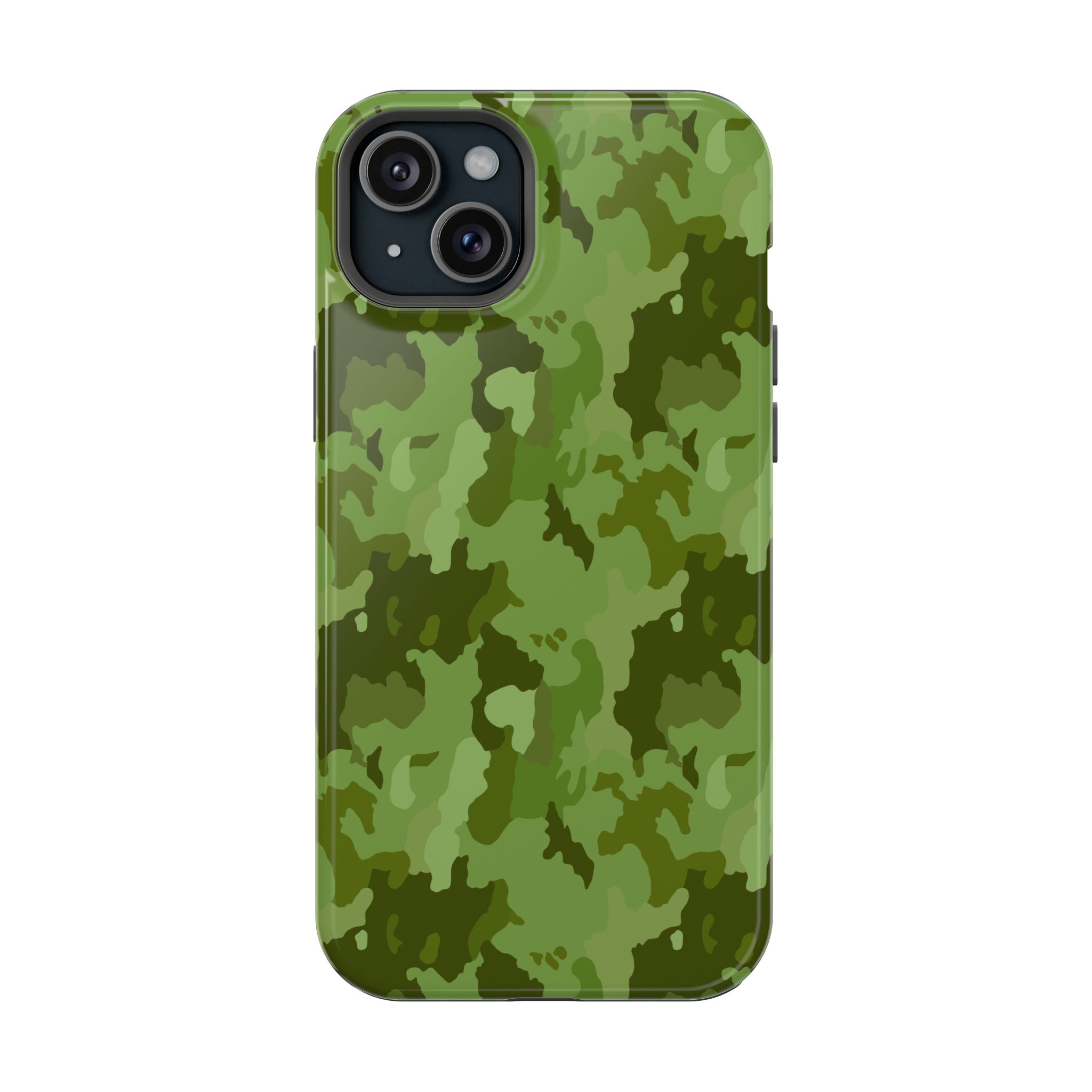 Magnetic Impact-Resistant Cases - Green Camo