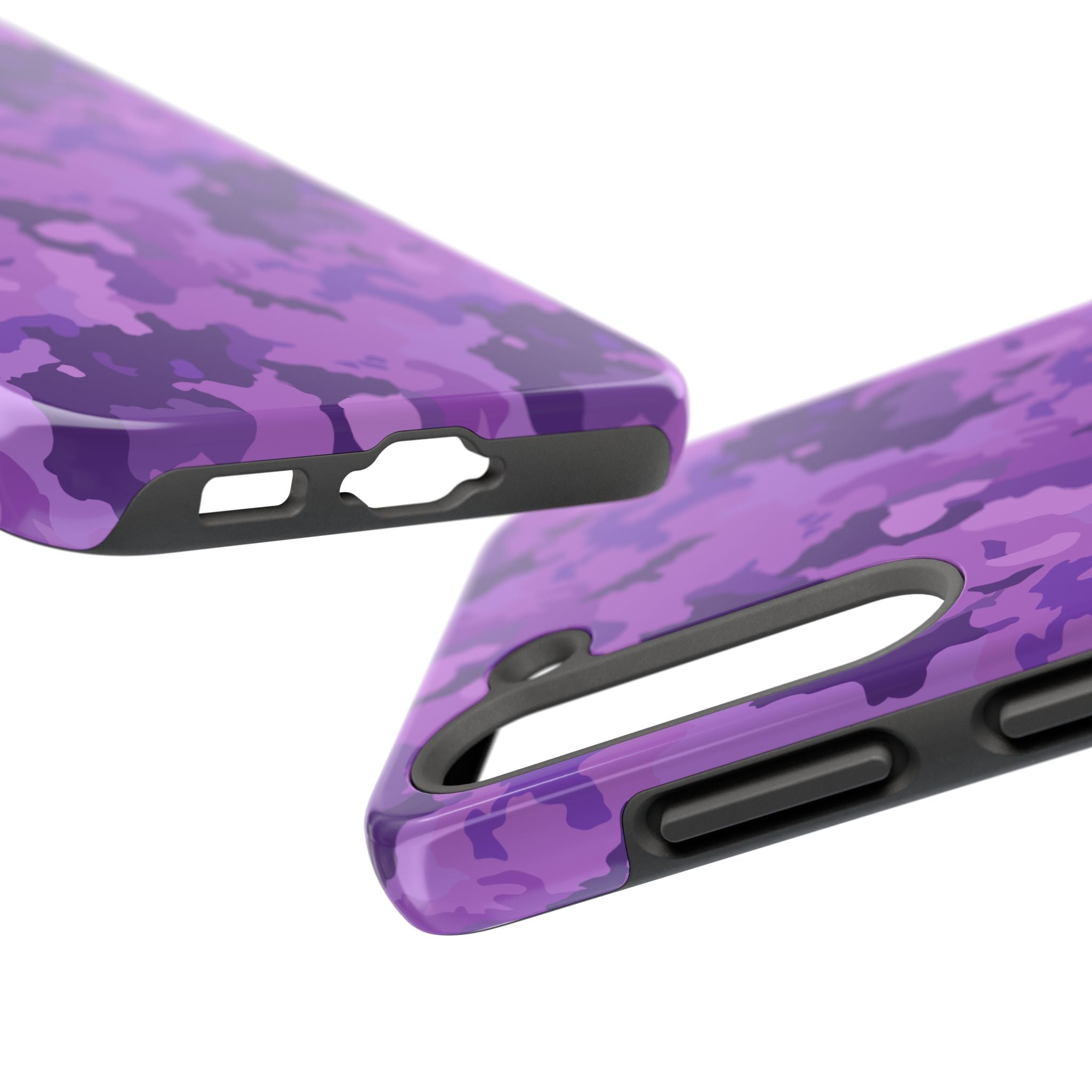 Tough Phone Cases - Purple Camo