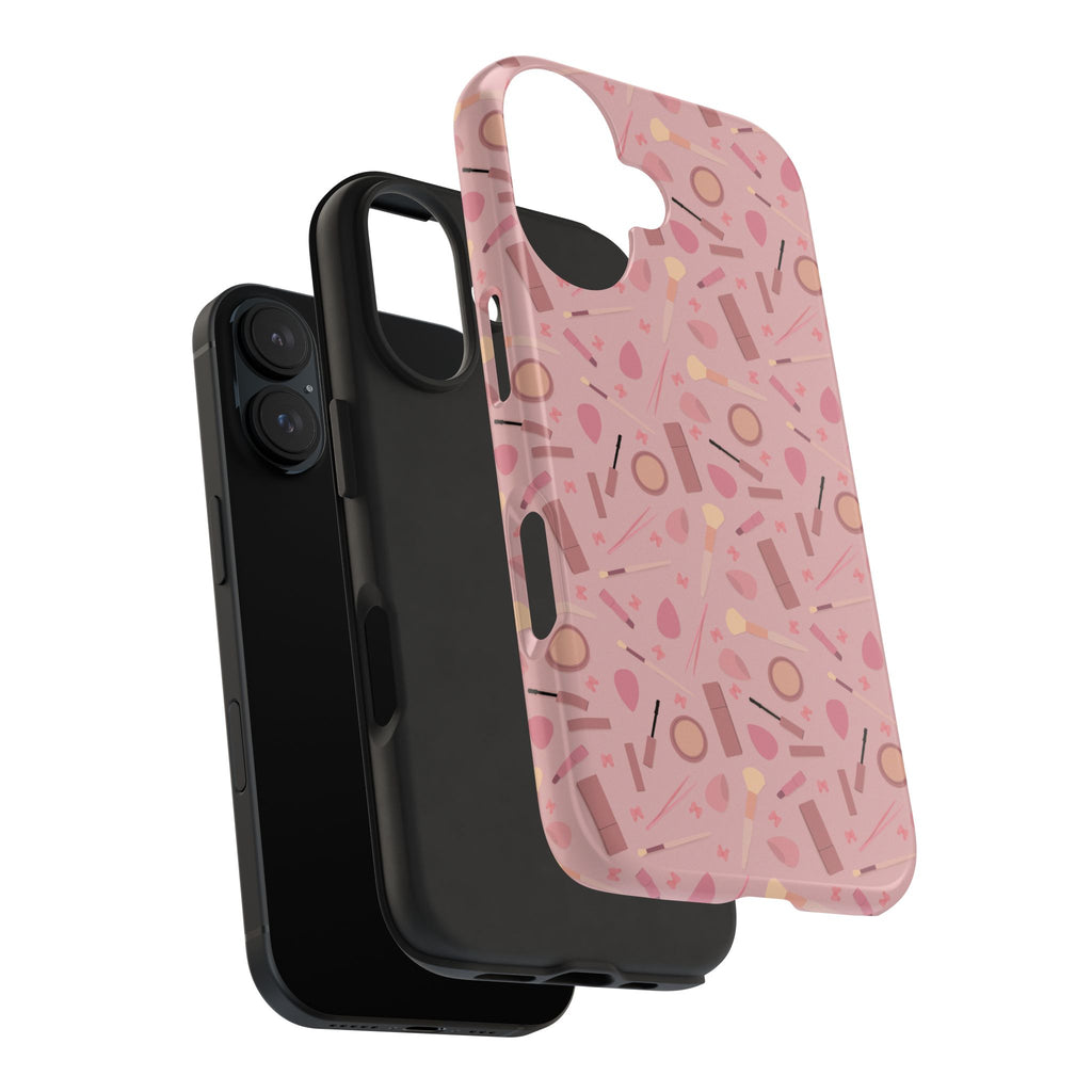 Phone Case - Pink Aesthetic Makeup Design