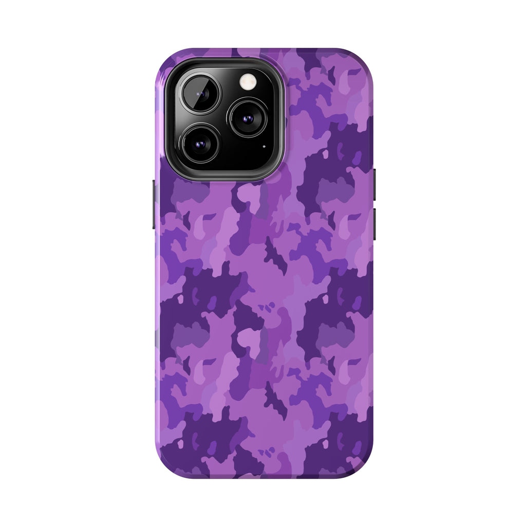 Tough Phone Cases - Purple Camo