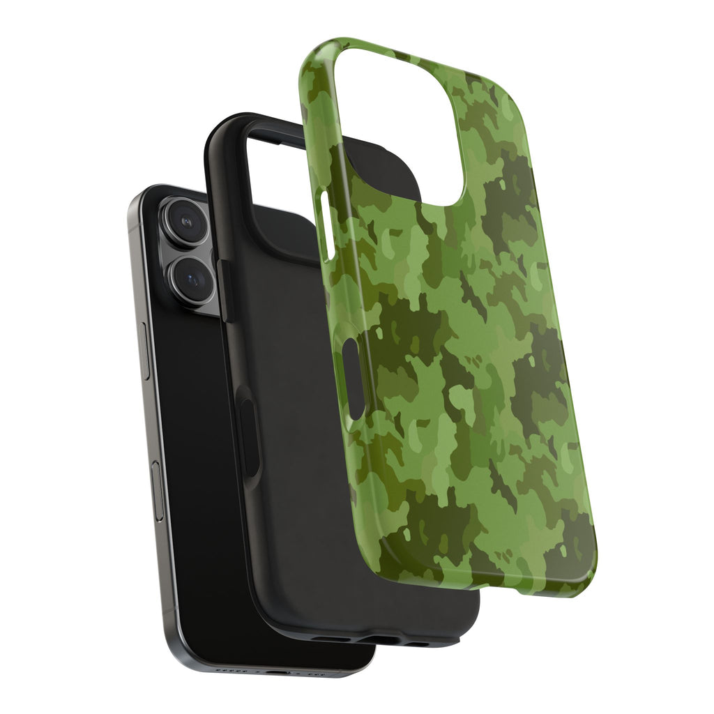 Tough Phone Cases - Green Camo