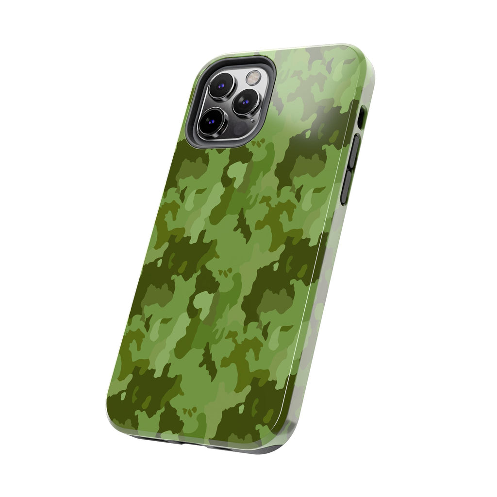 Tough Phone Cases - Green Camo