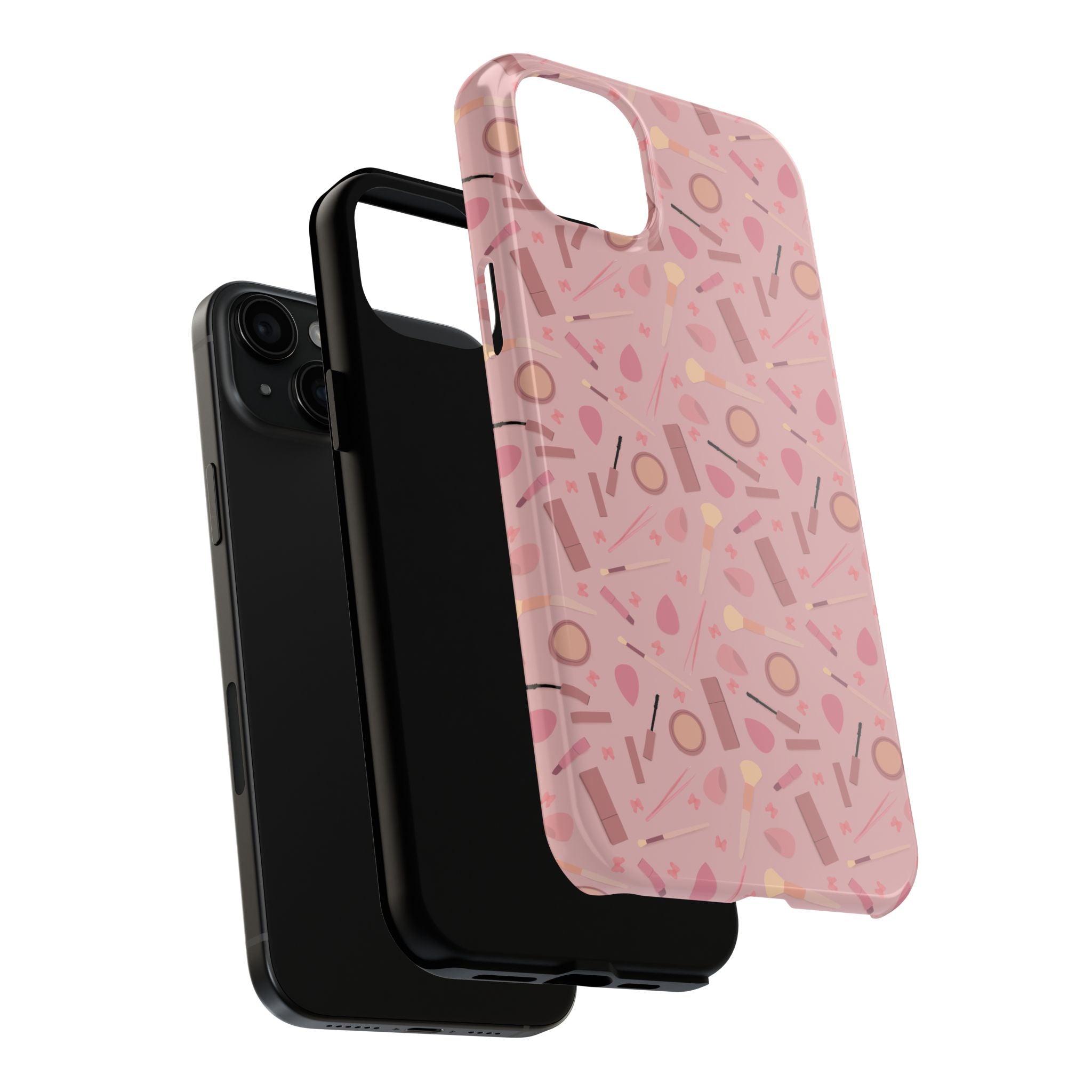 Phone Case - Pink Aesthetic Makeup Design