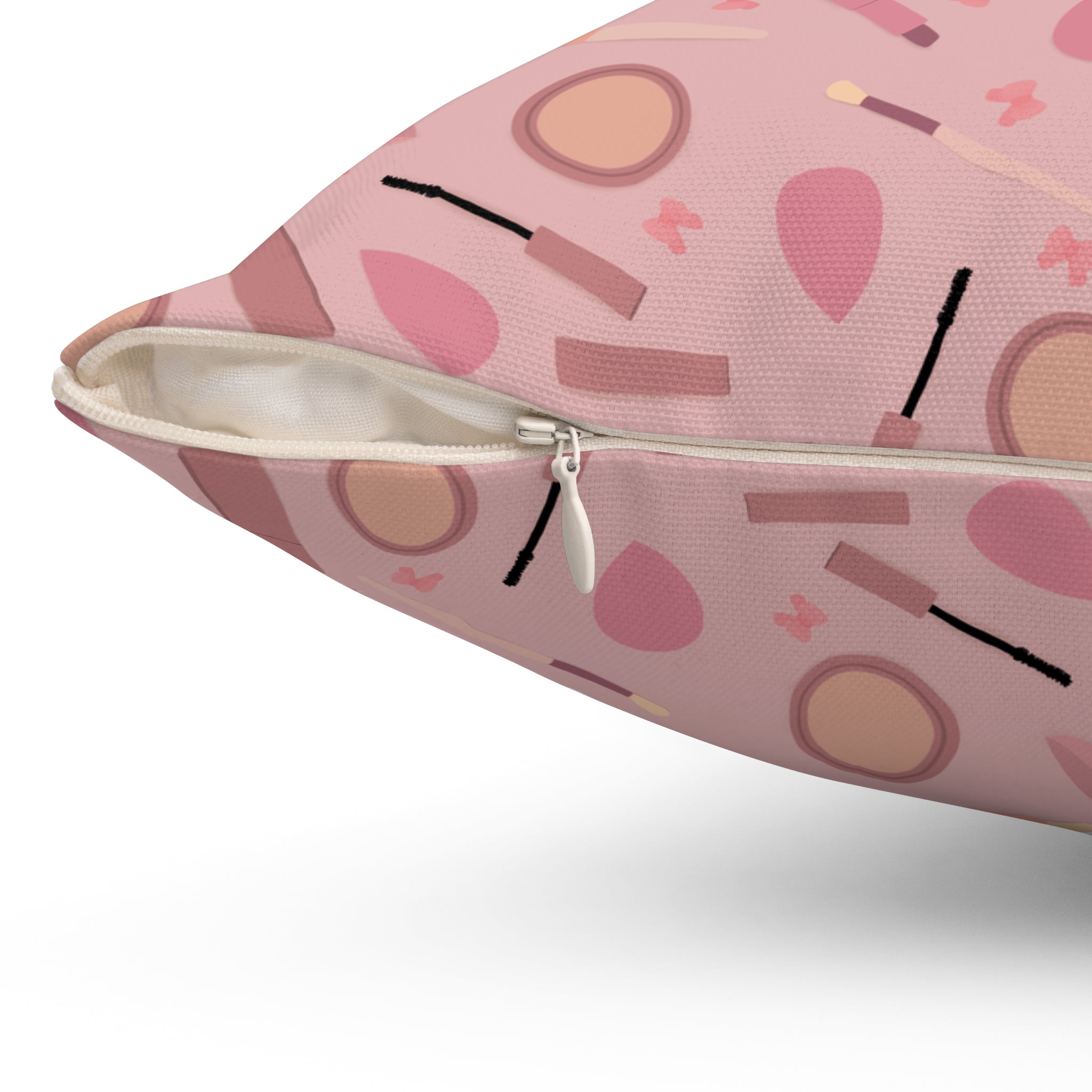 Spun Polyester Square Pillow - Make Up Collection