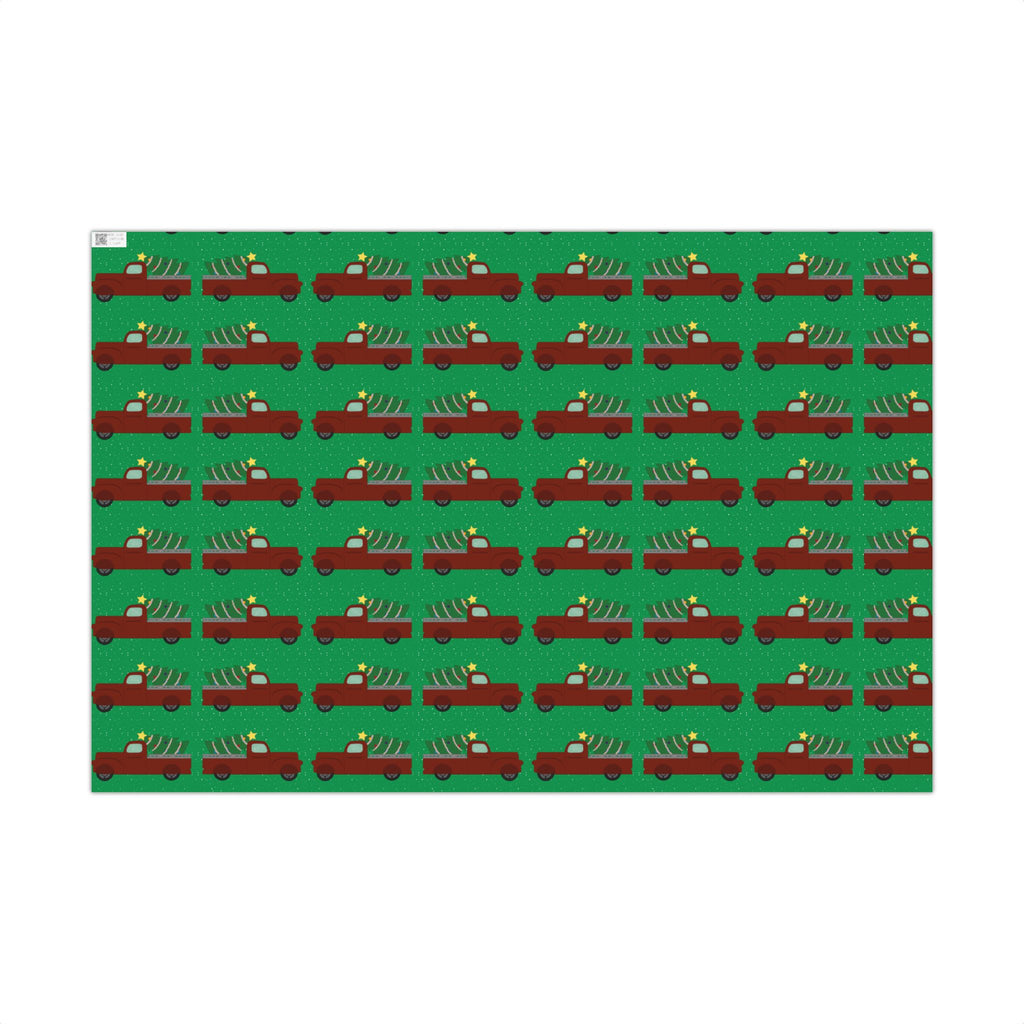 Gift Wrap Papers - Merry Truckmas