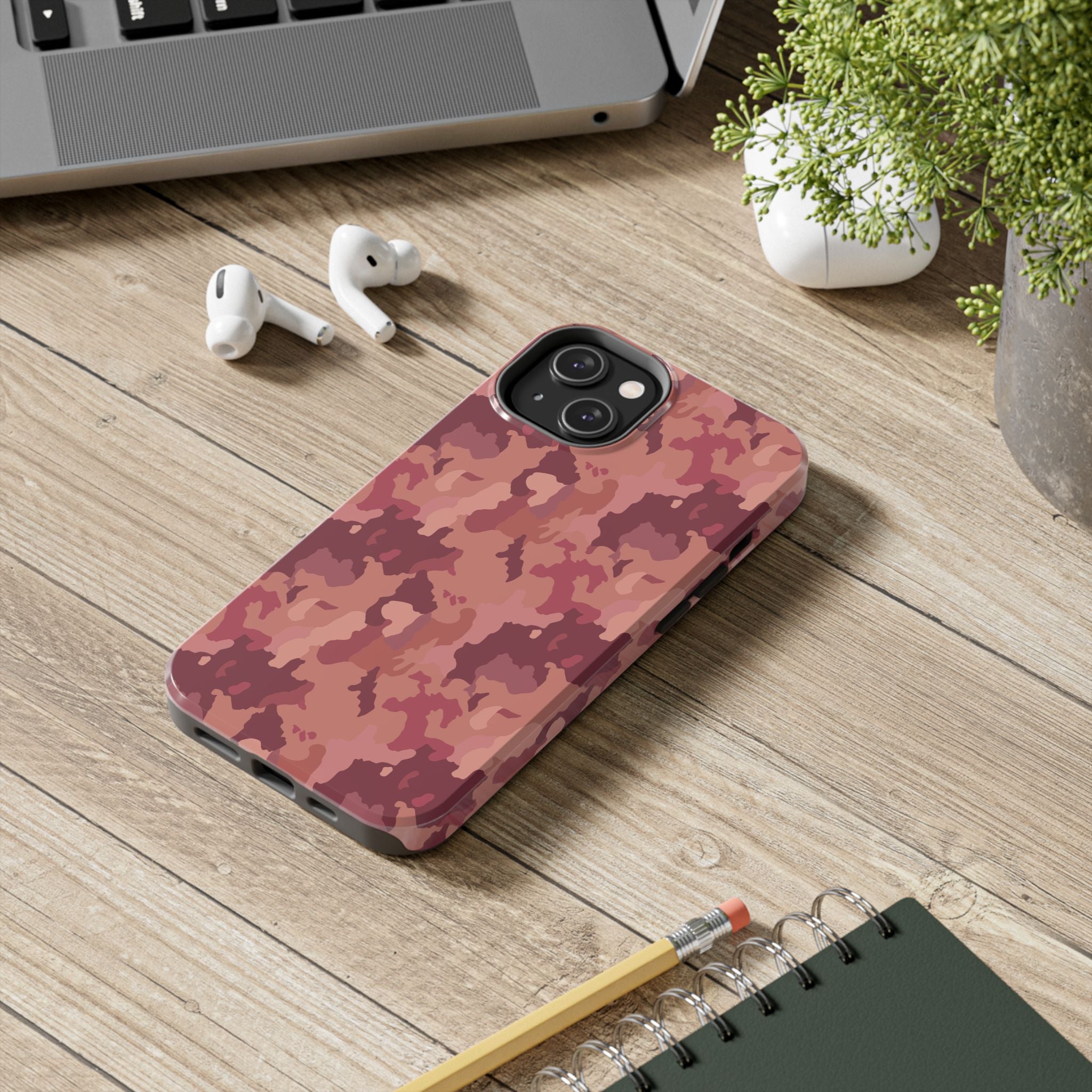 Tough Phone Cases - Pink Camo