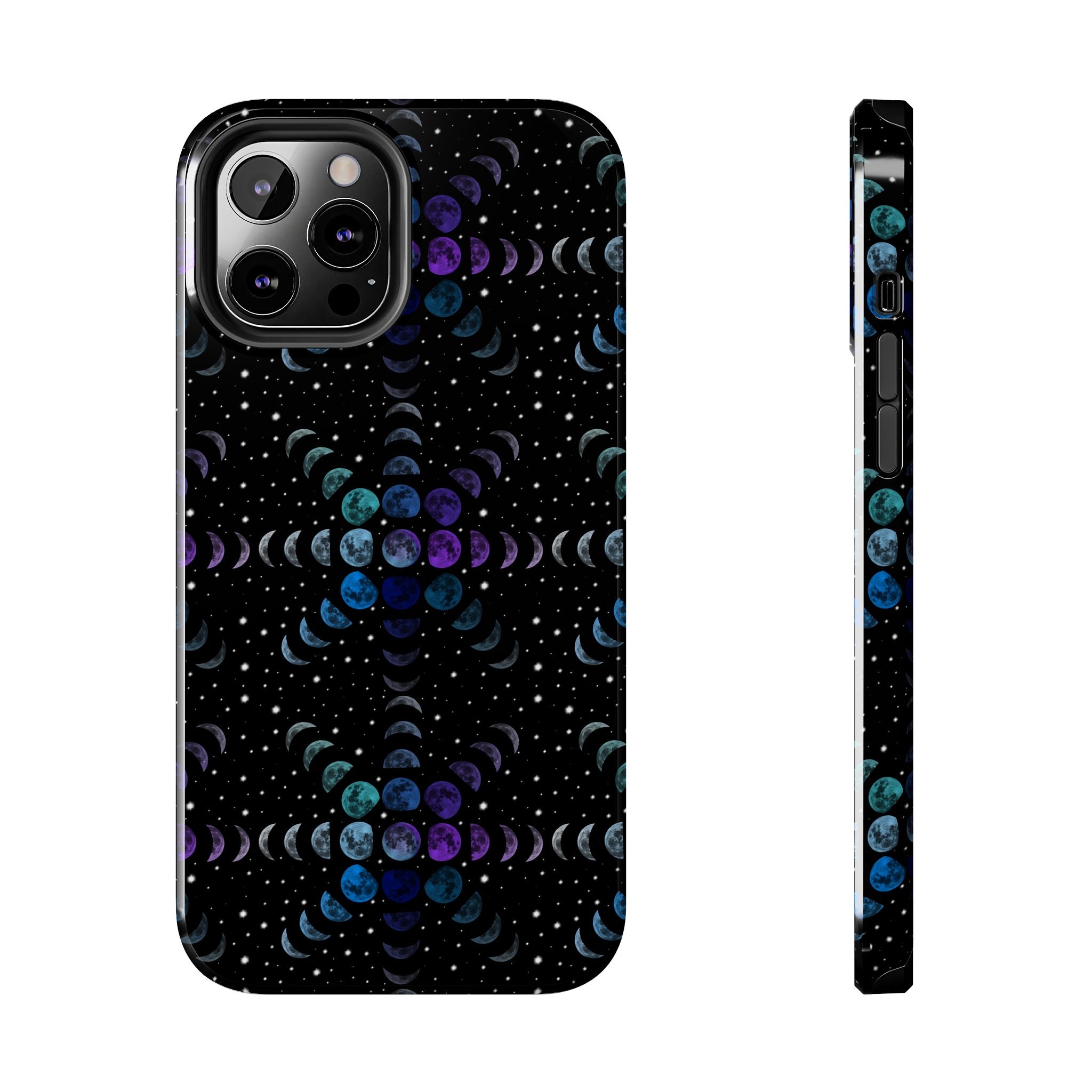 Tough Phone Cases - Multi-Colored Lunar Cycle