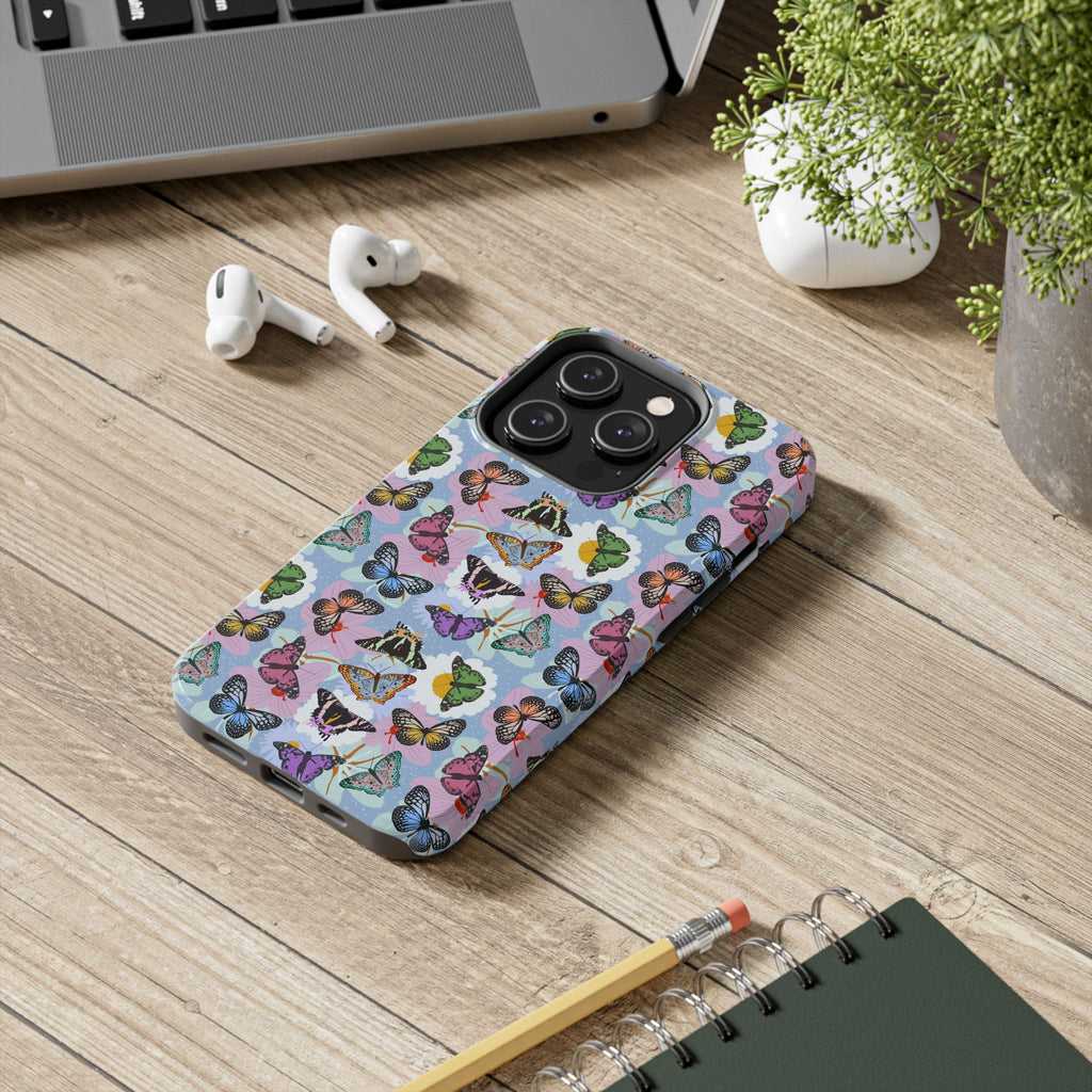 Tough Phone Cases - Butterflies and Flowers