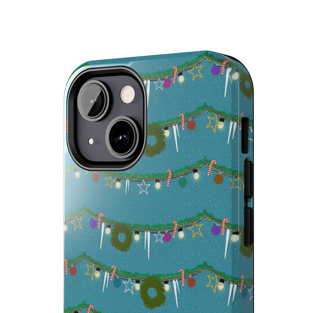 Tough Phone Cases - Christmas Garland