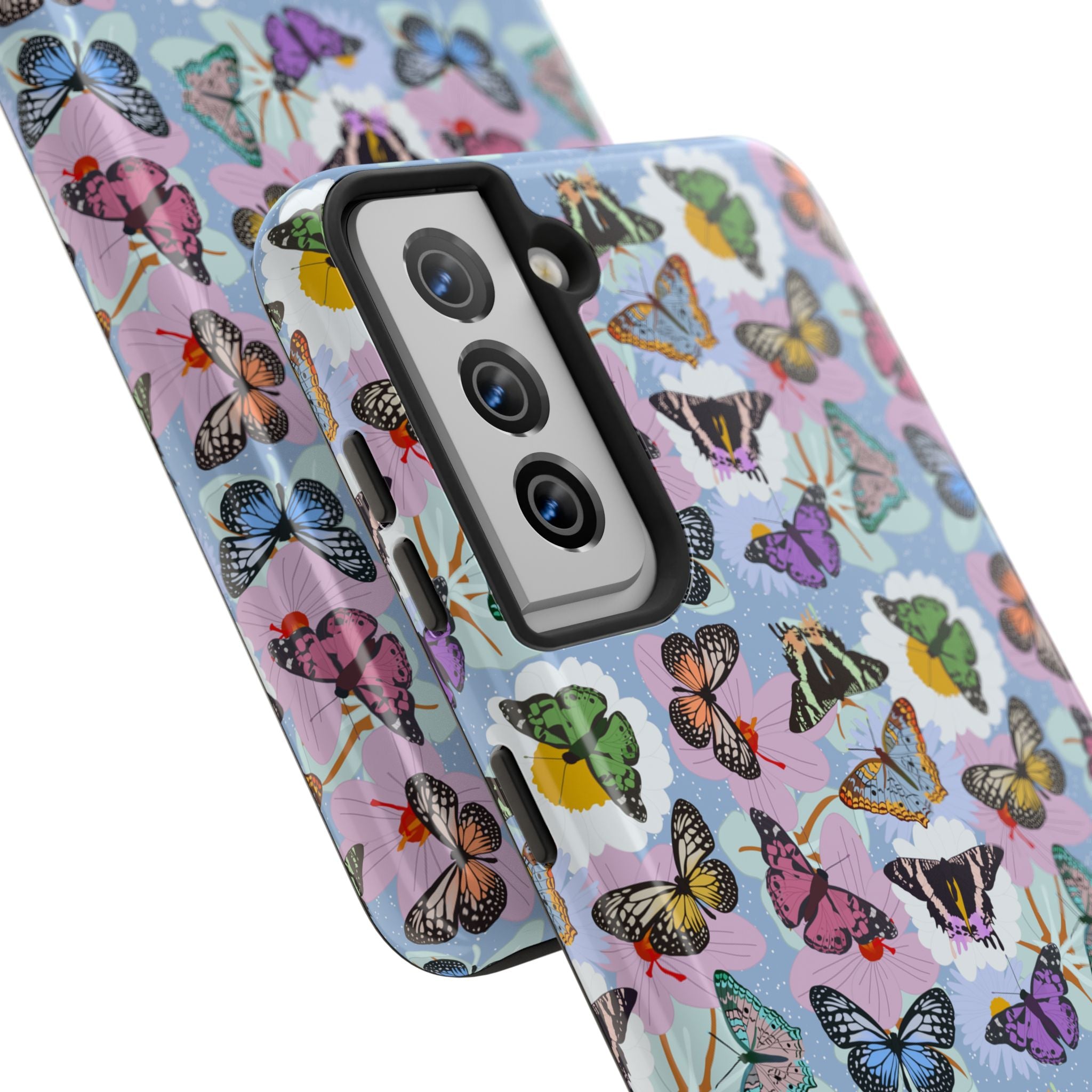 Tough Phone Cases - Butterflies and Flowers