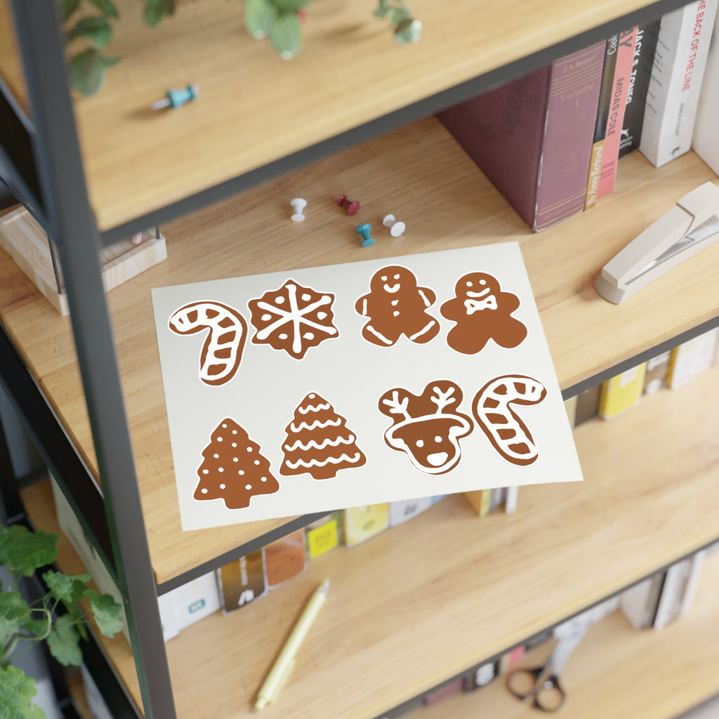 Sticker Sheet - Gingerbread Cookies