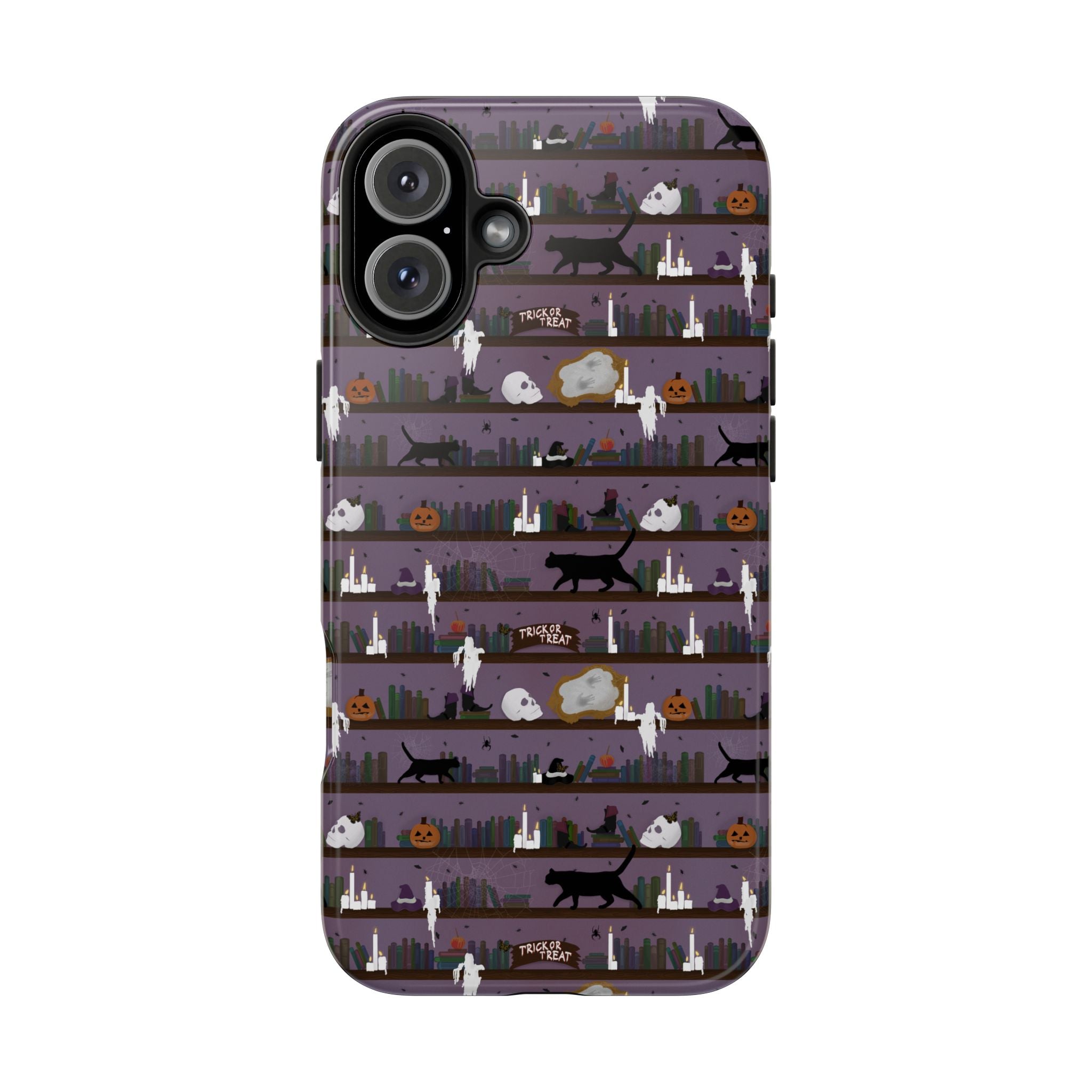 Tough Phone Cases - Spooky Bookcase