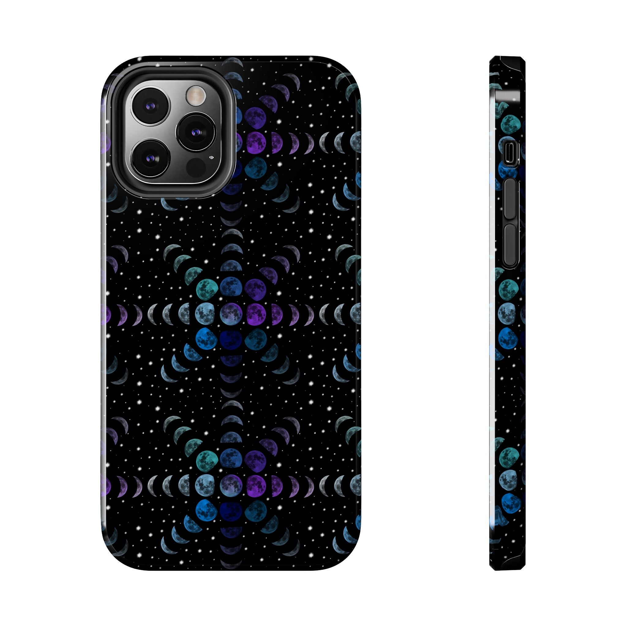 Tough Phone Cases - Multi-Colored Lunar Cycle