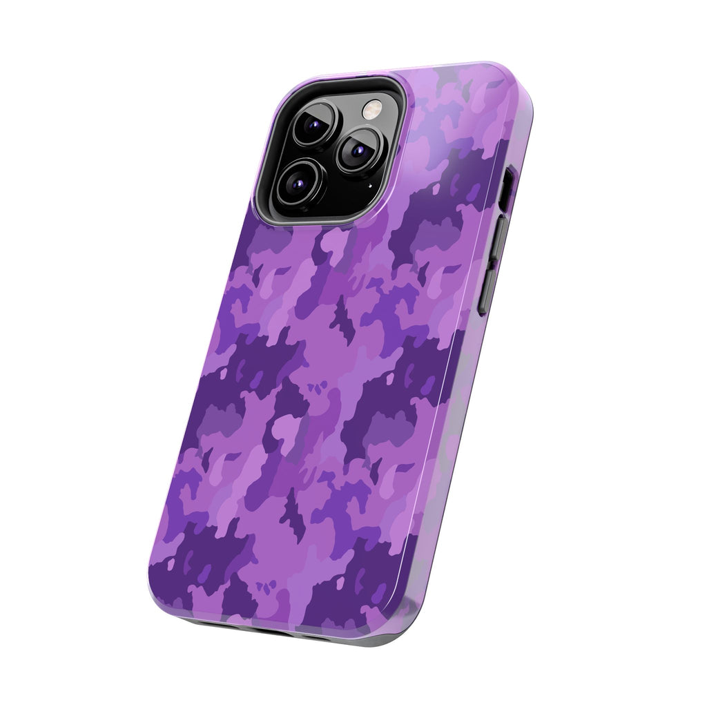 Tough Phone Cases - Purple Camo