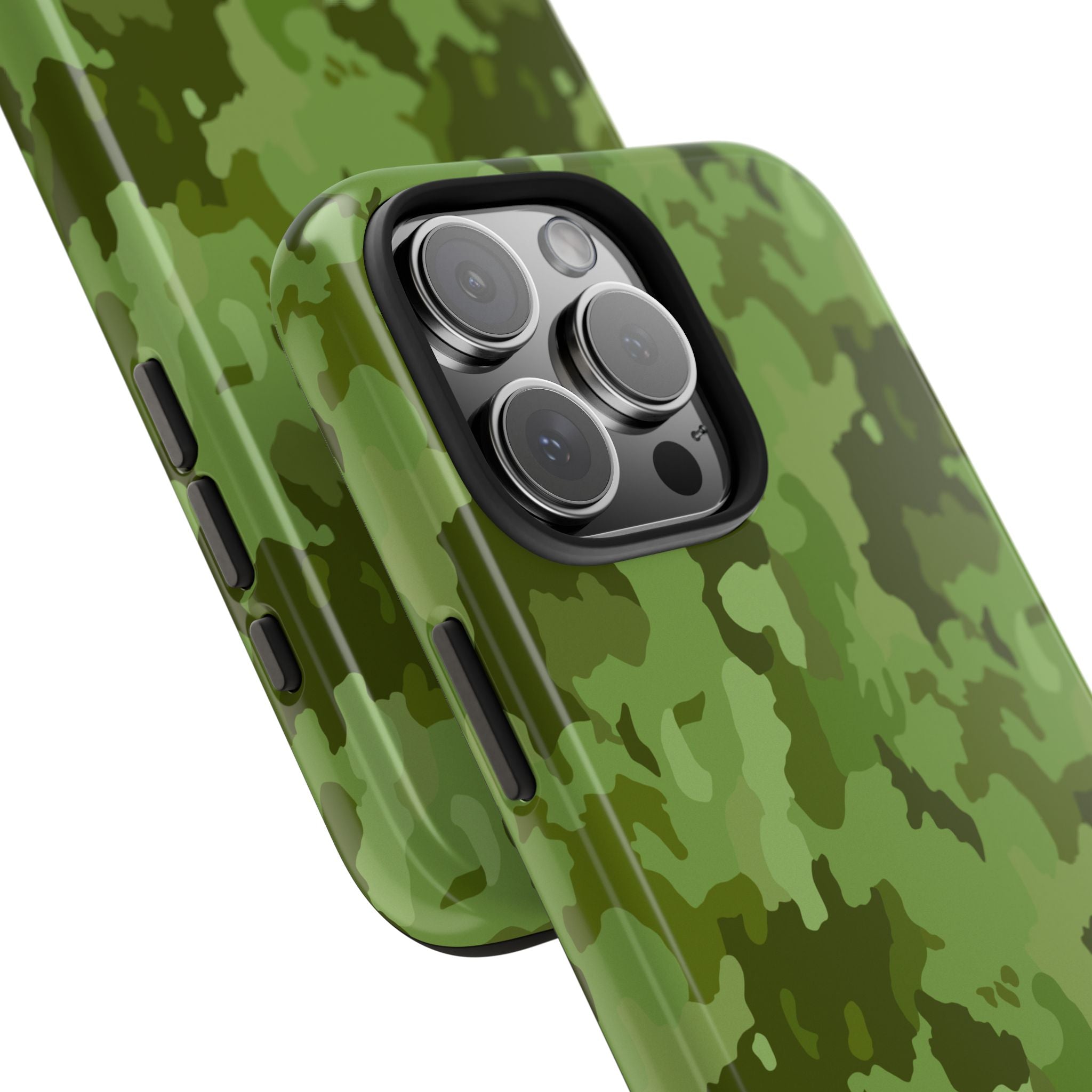 Tough Phone Cases - Green Camo
