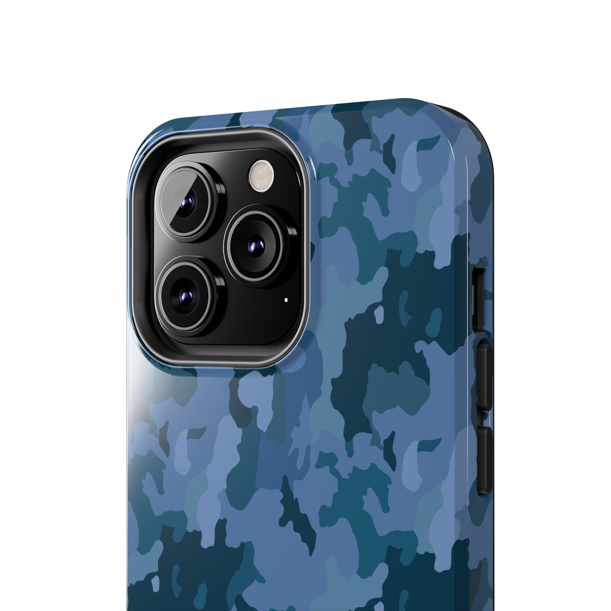 Tough Phone Cases - Blue Camo