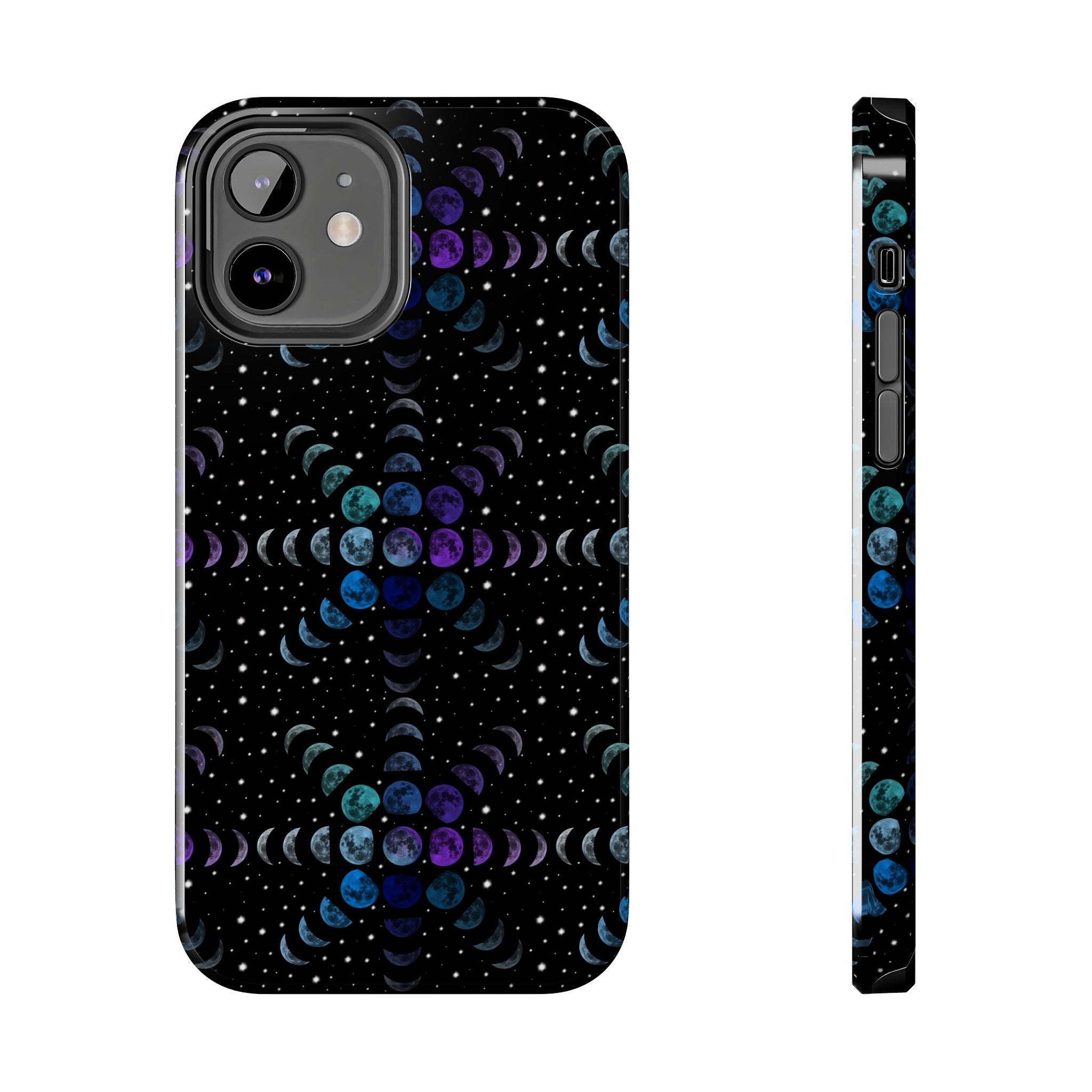 Tough Phone Cases - Multi-Colored Lunar Cycle