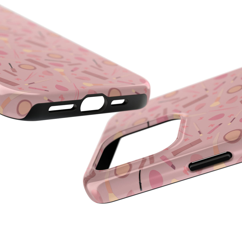 Phone Case - Pink Aesthetic Makeup Design