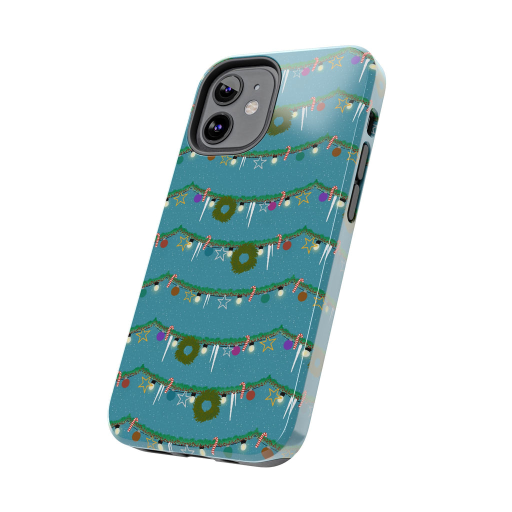 Tough Phone Cases - Christmas Garland