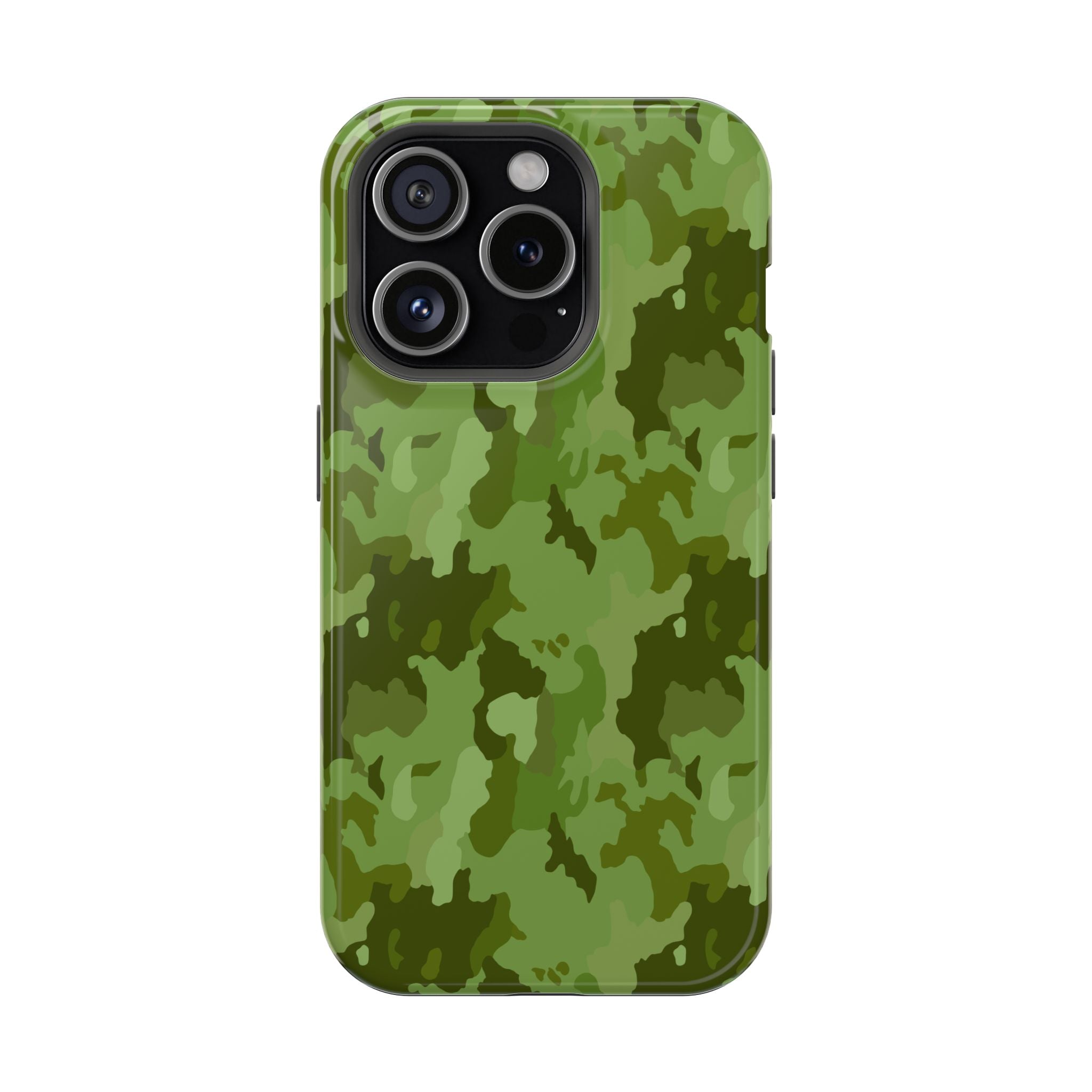 Magnetic Impact-Resistant Cases - Green Camo
