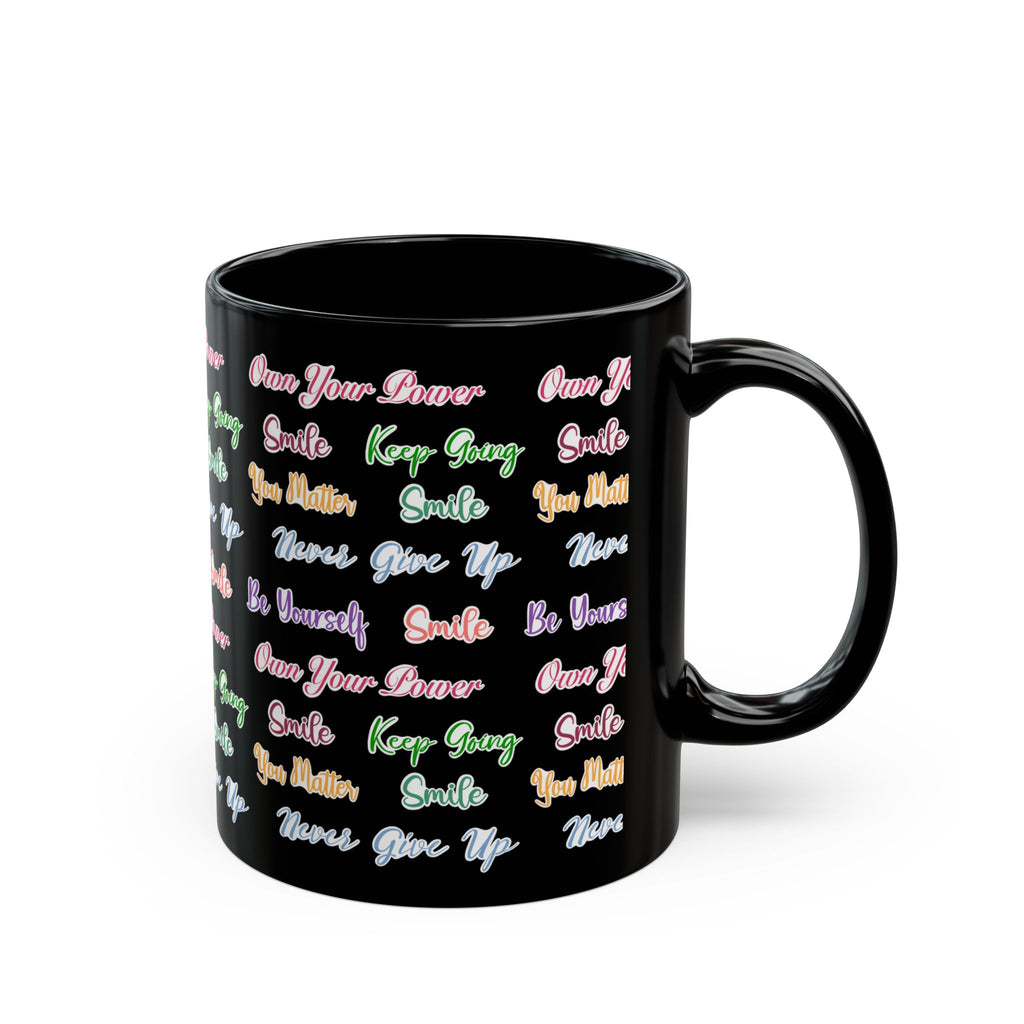 Black Mug (11oz, 15oz) - Inspo Words