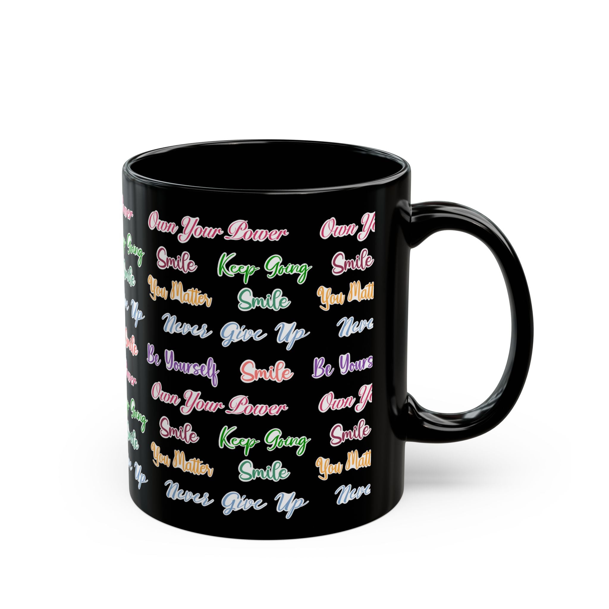 Black Mug (11oz, 15oz) - Inspo Words