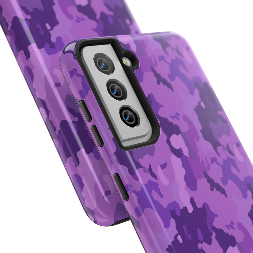 Tough Phone Cases - Purple Camo