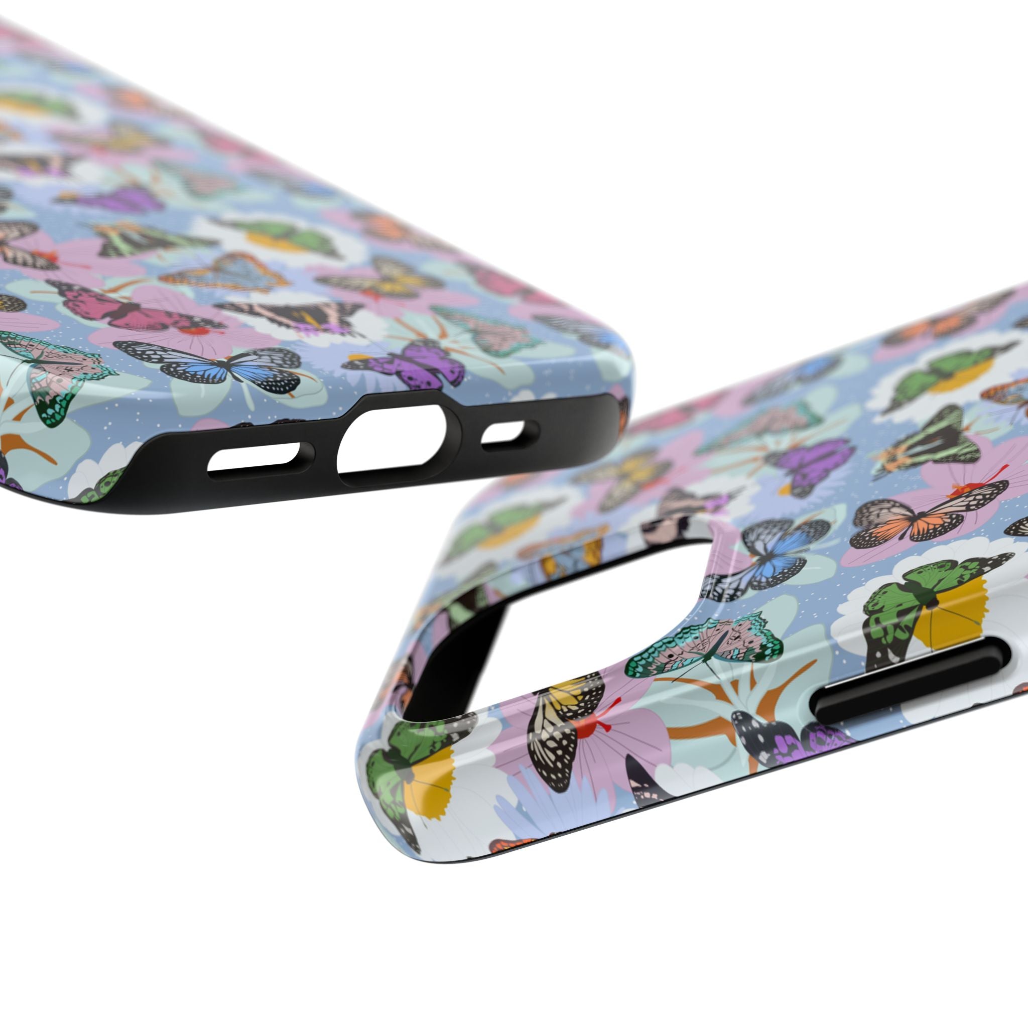 Tough Phone Cases - Butterflies and Flowers