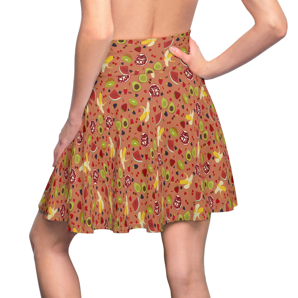 Women's Skater Skirt - Fruit Aesthetic