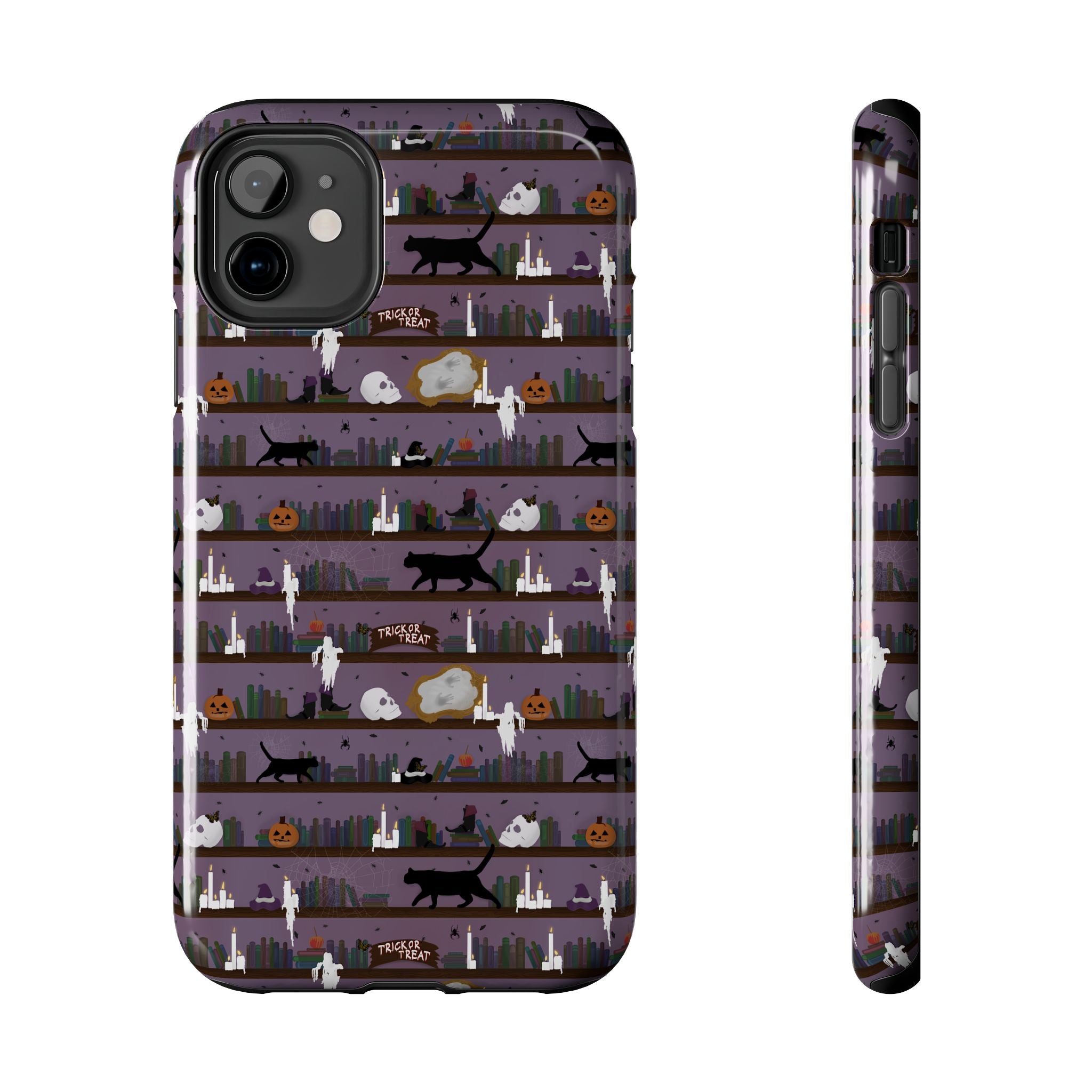 Tough Phone Cases - Spooky Bookcase