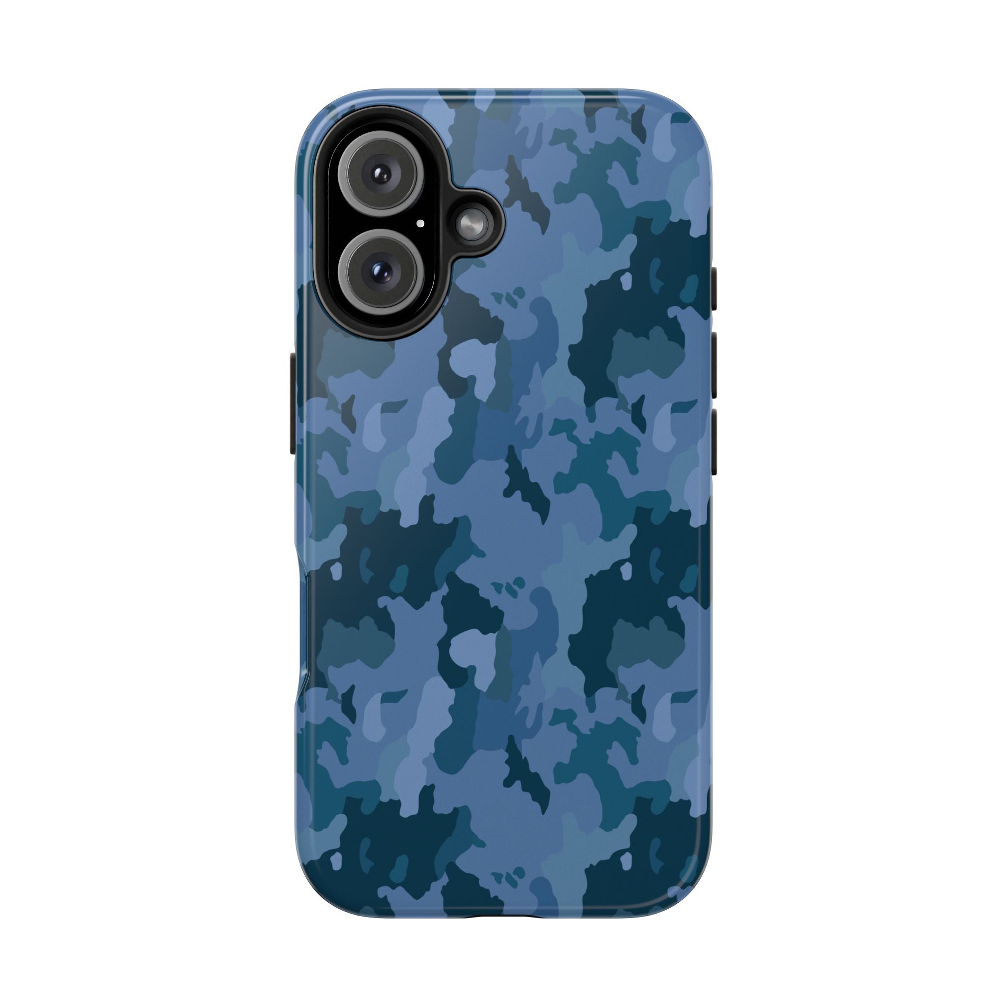 Tough Phone Cases - Blue Camo