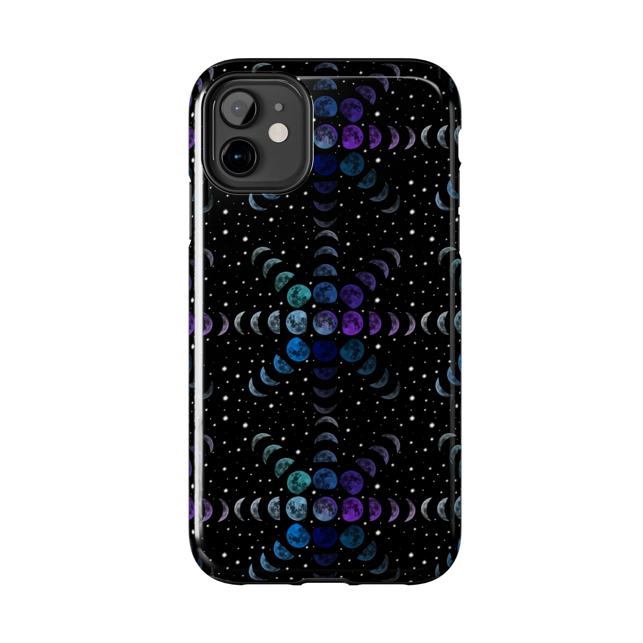 Tough Phone Cases - Multi-Colored Lunar Cycle