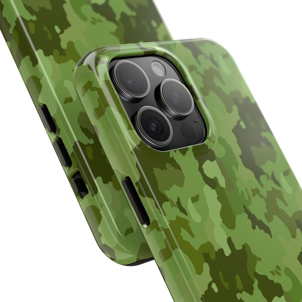 Tough Phone Cases - Green Camo