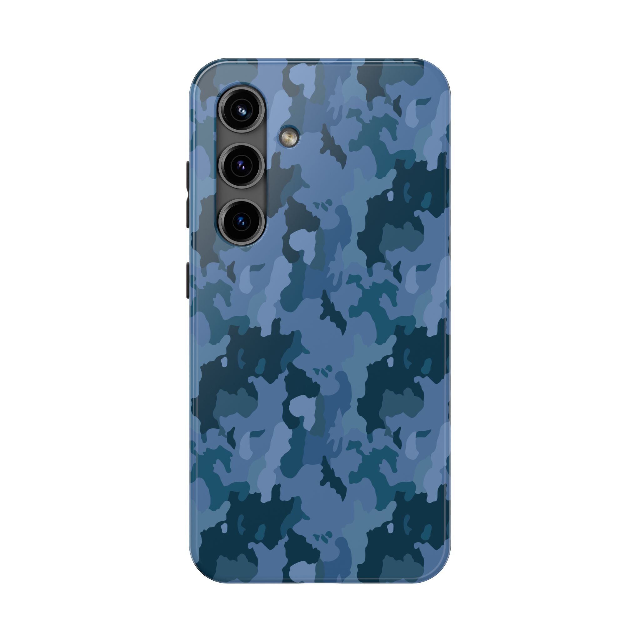 Tough Phone Cases - Blue Camo