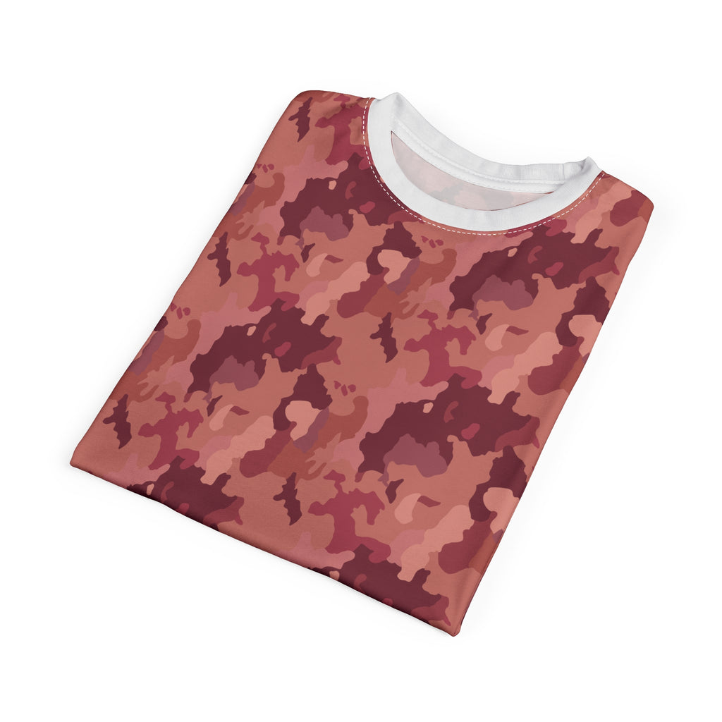 Unisex Cut & Sew Tee - Pink Camo