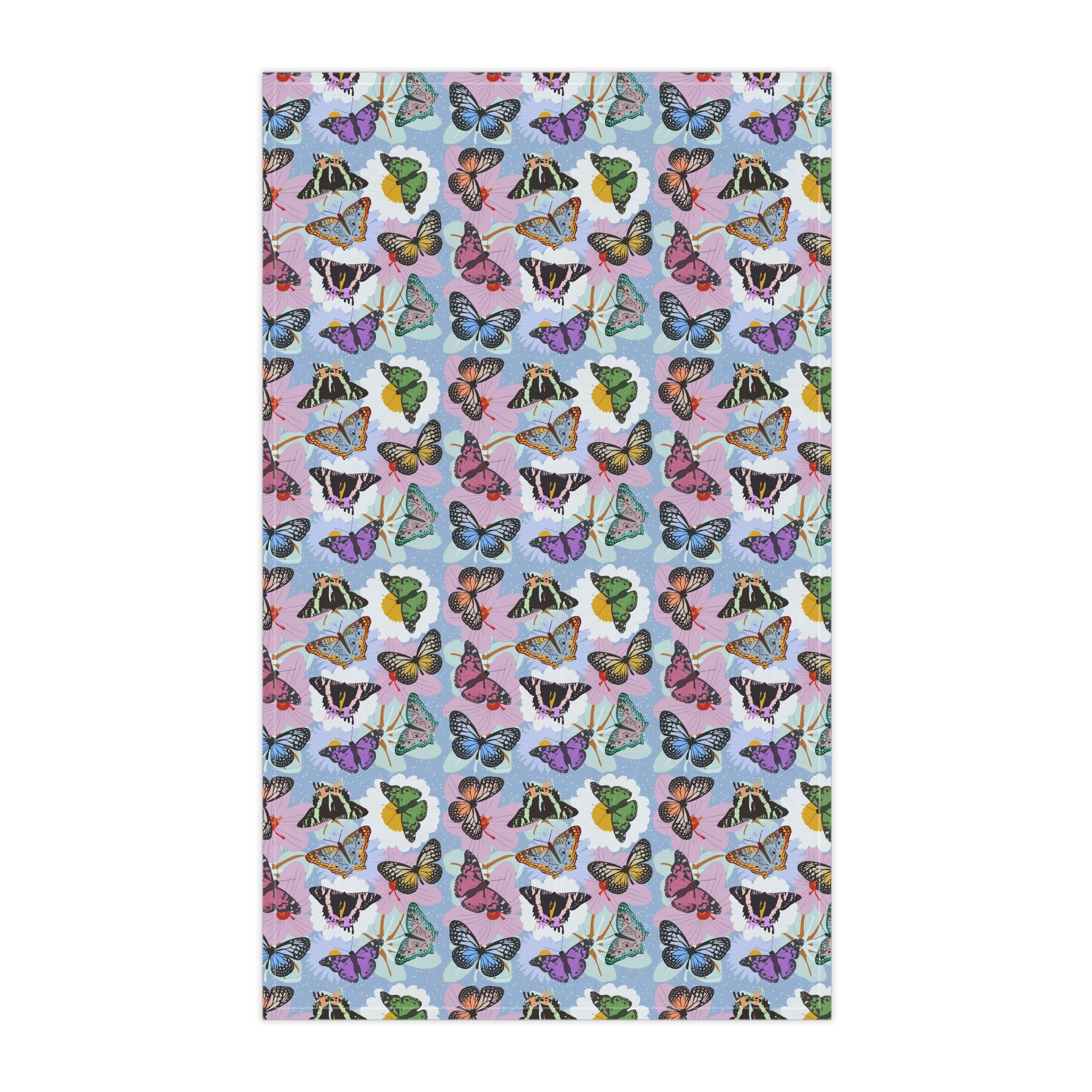 Tea Towels (cotton, poly) - Butterflies and Flowers