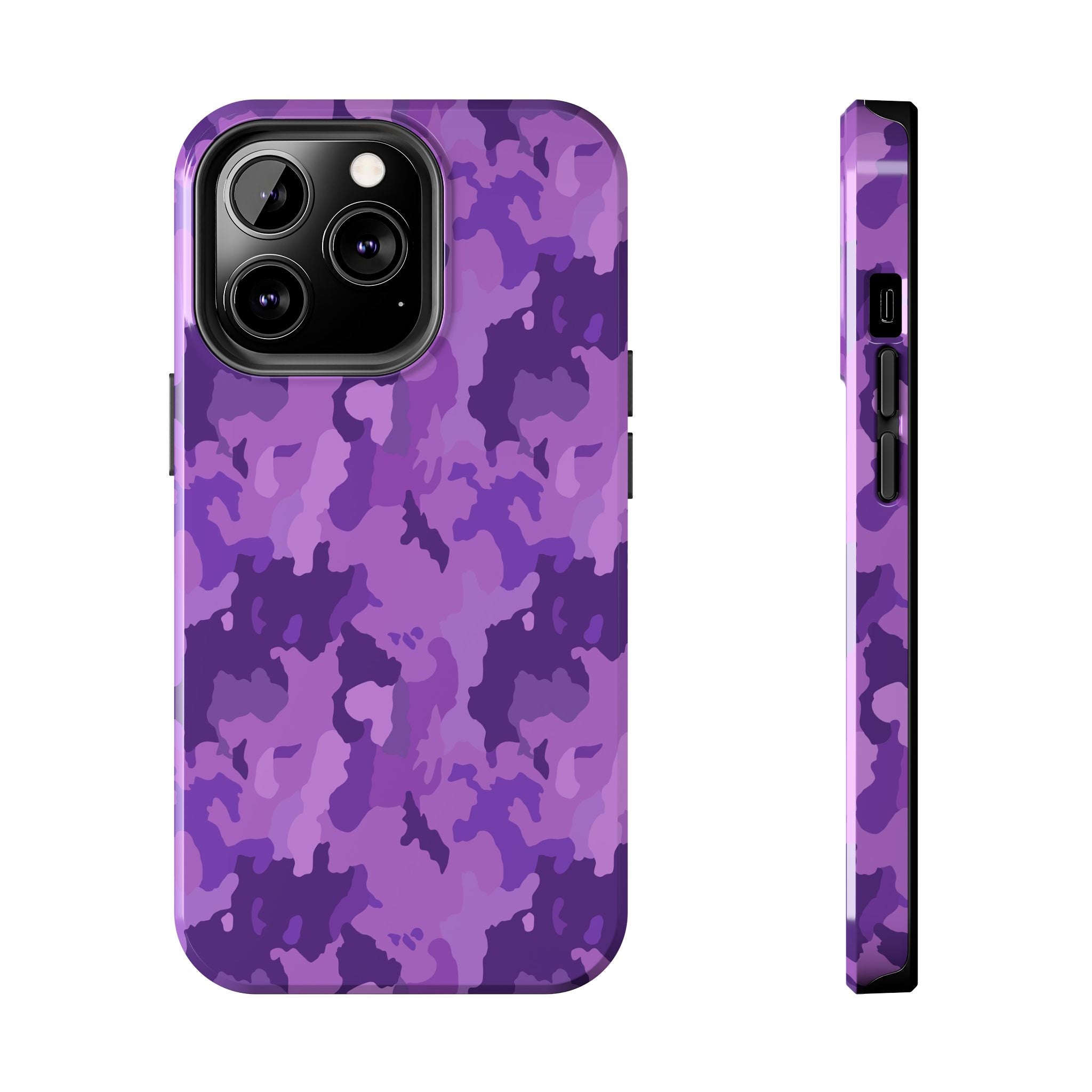 Tough Phone Cases - Purple Camo