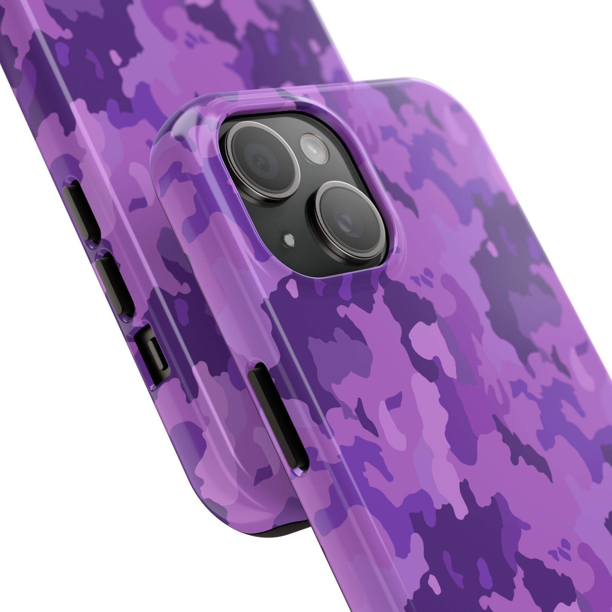 Tough Phone Cases - Purple Camo