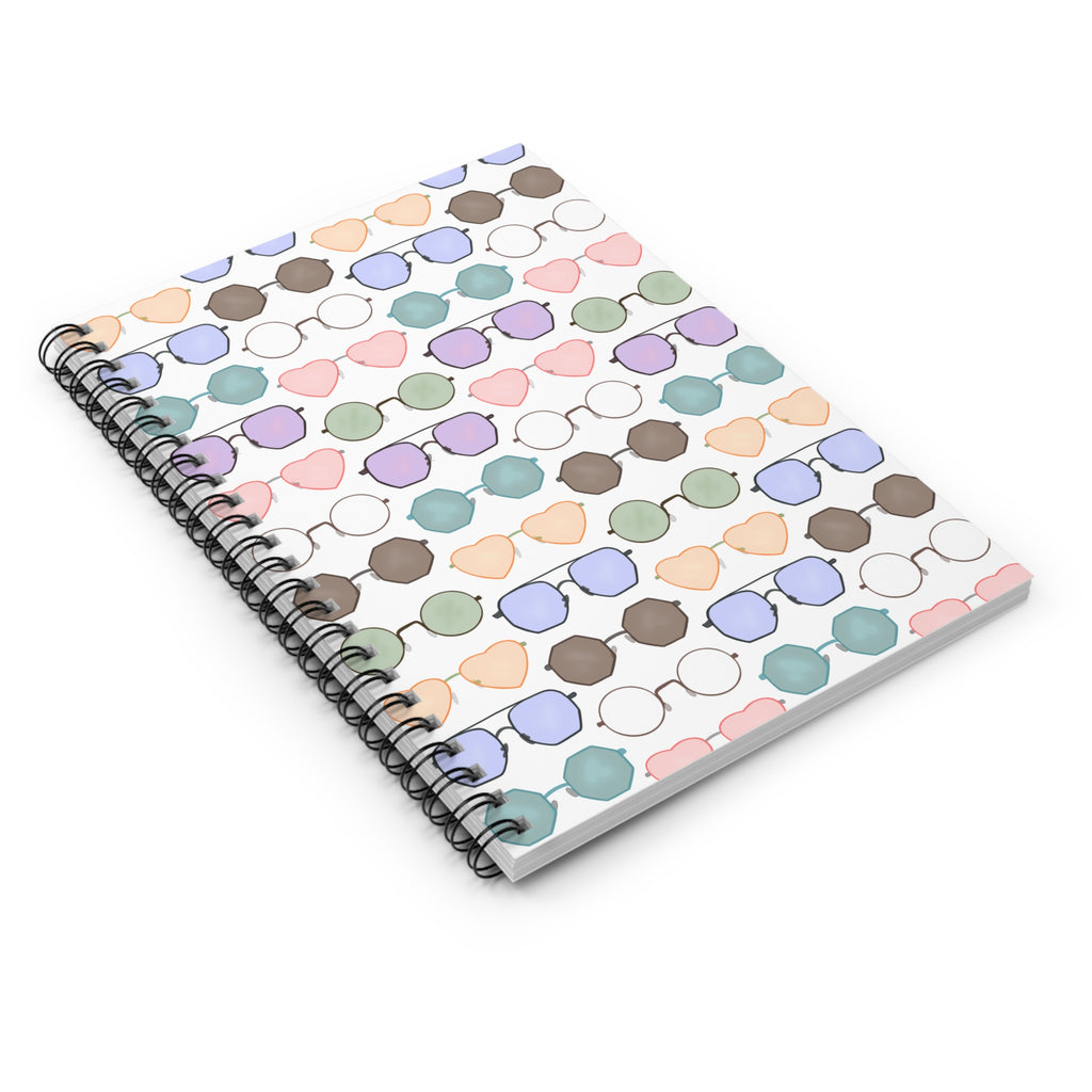 Spiral Notebook - Ruled Line - Sunglasses