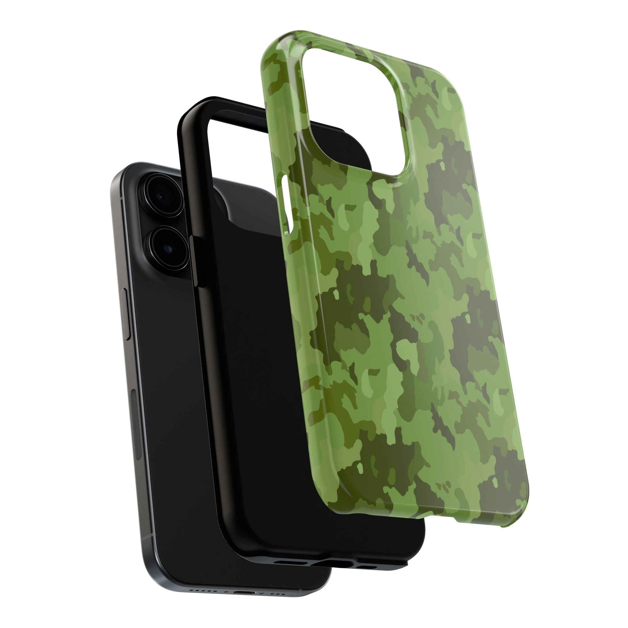 Tough Phone Cases - Green Camo