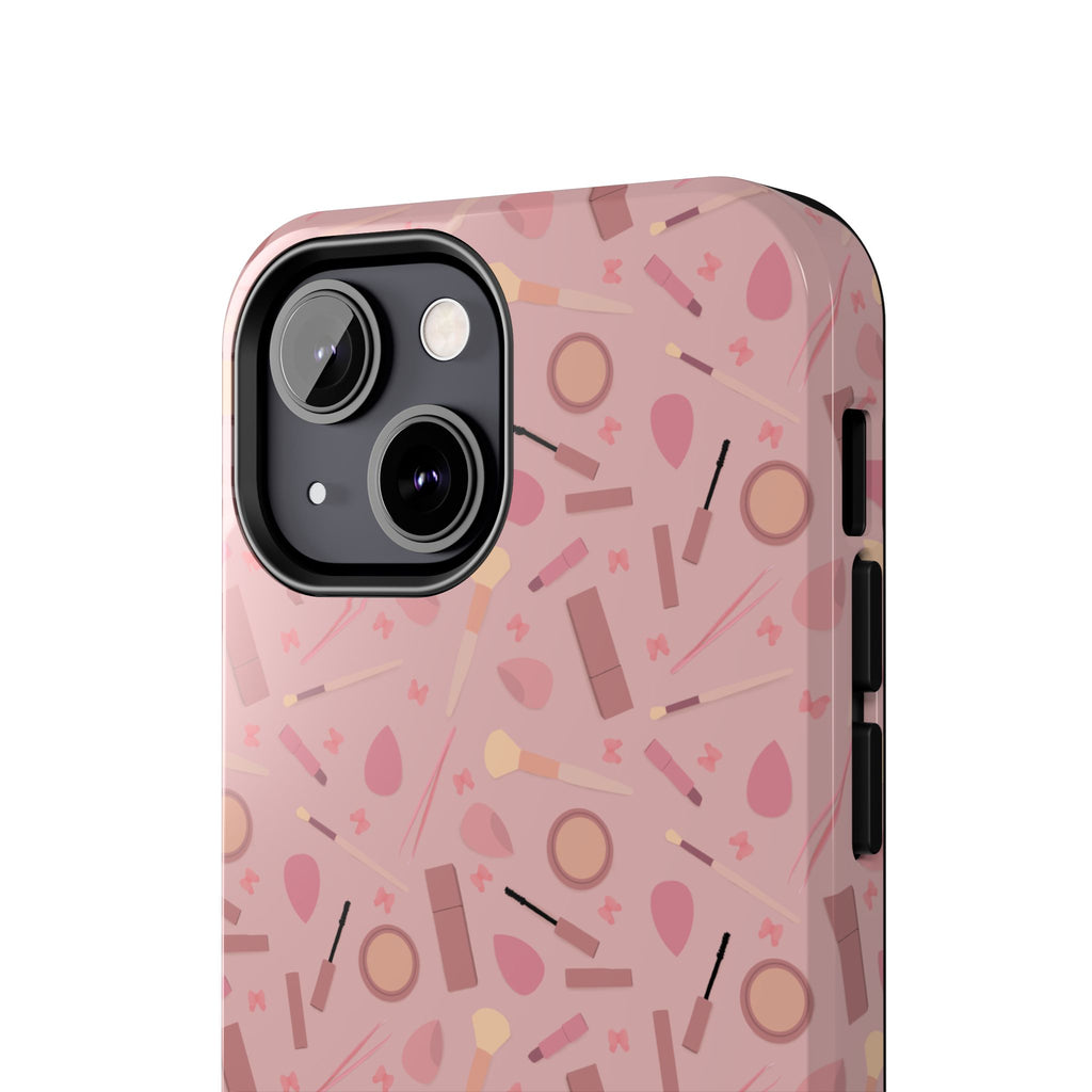 Phone Case - Pink Aesthetic Makeup Design