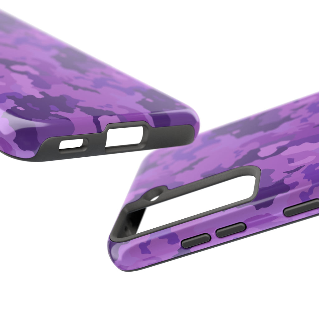Tough Phone Cases - Purple Camo